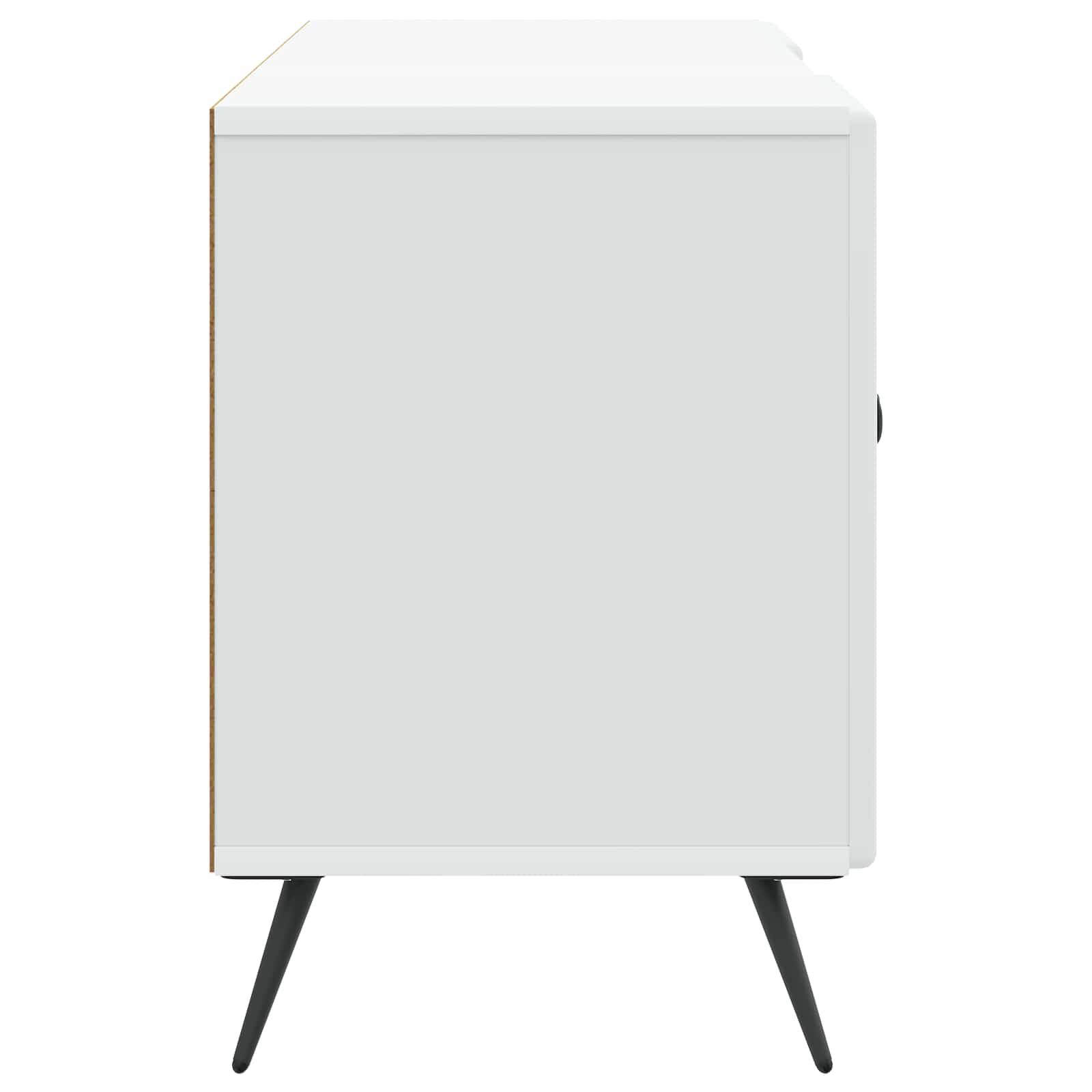 TV Cabinet White 102 x 34.5 x 50 cm Engineered Wood