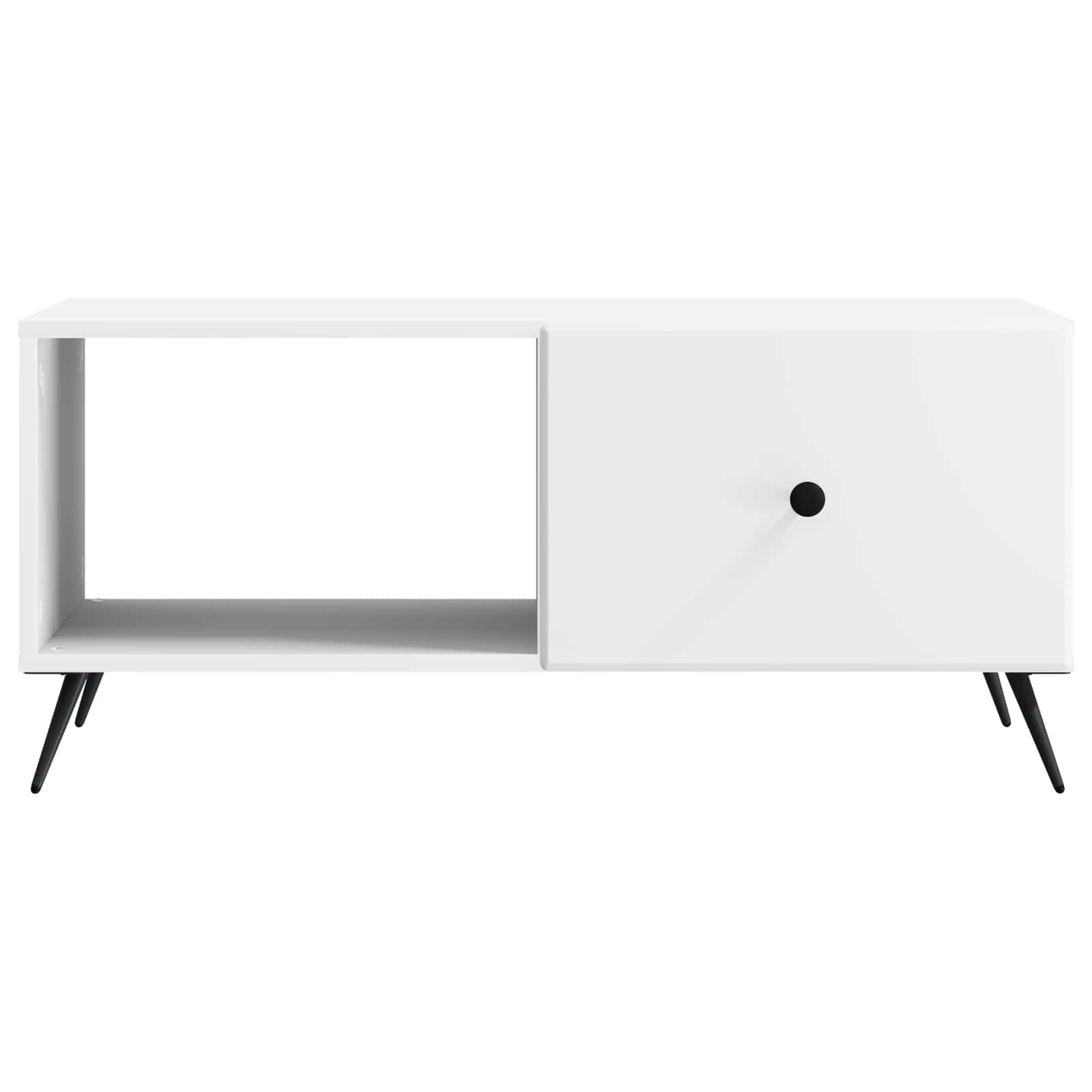 Coffee Table White 90 x 50 x 40 cm Engineered Wood