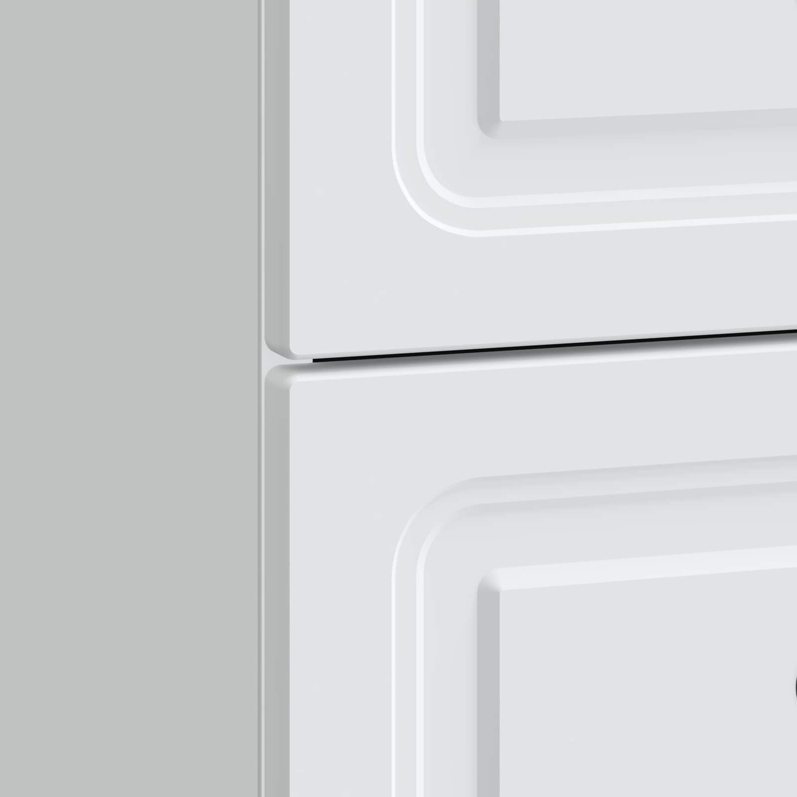 Bedside Cabinet White 43 x 34.5 x 44.5 cm Engineered Wood