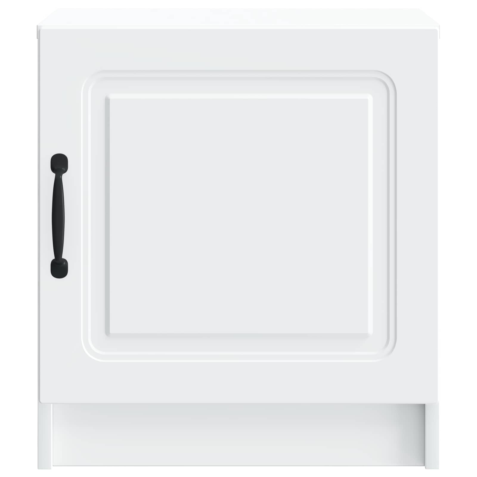 Bedside Cabinet White 43 x 34.5 x 47 cm Engineered Wood