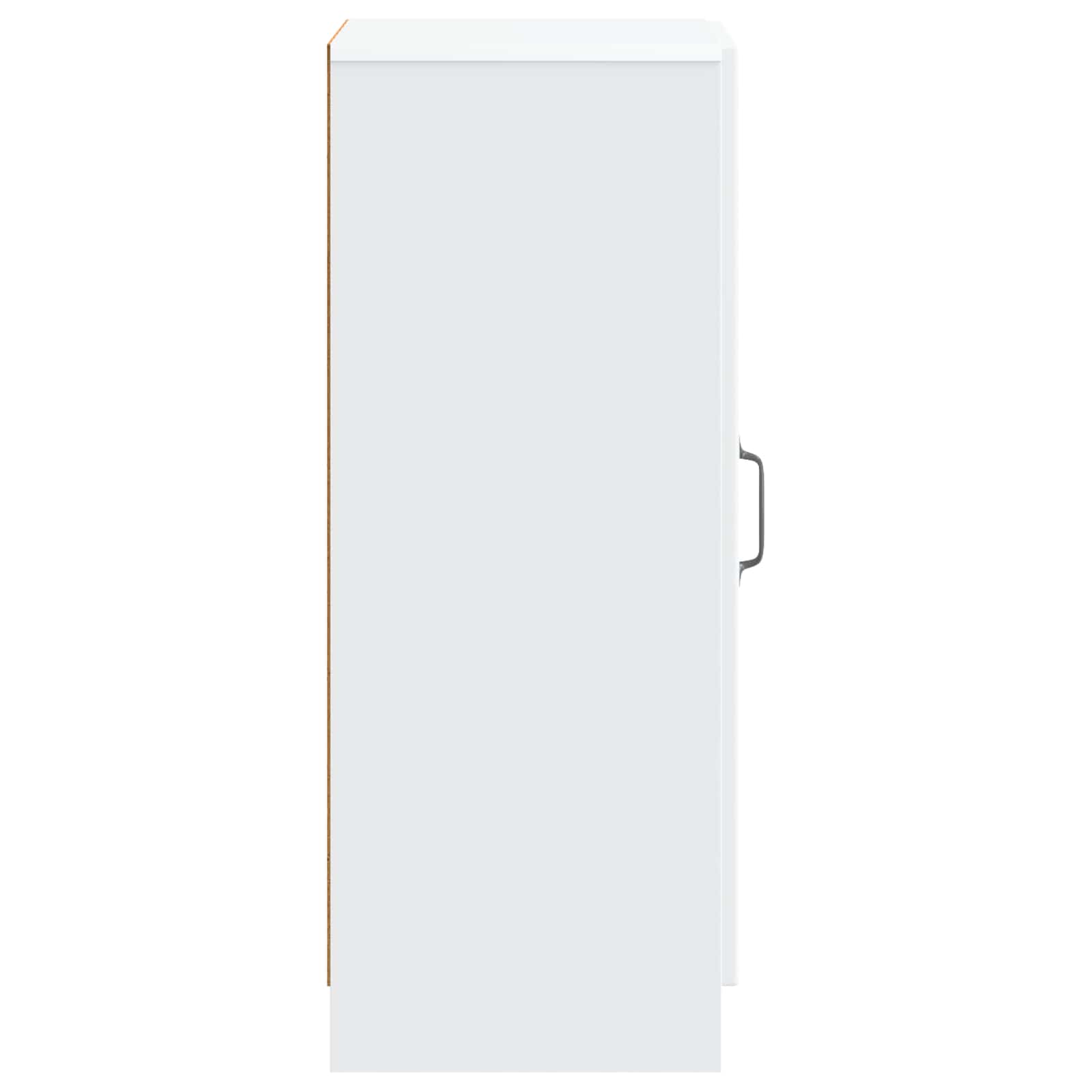 Sideboard White 33 x 34.5 x 87 cm Engineered Wood