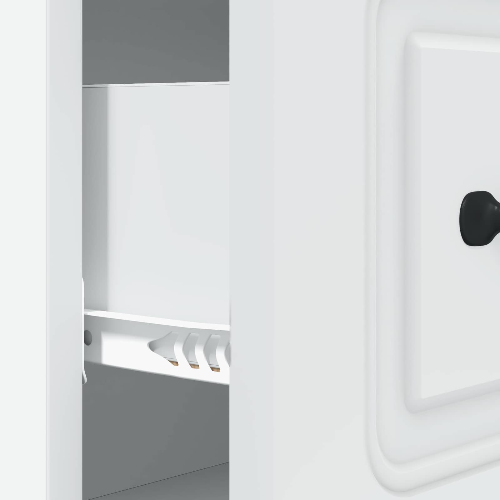 Drawer Cabinet 66 x 34.5 x 87 cm Engineered Wood White