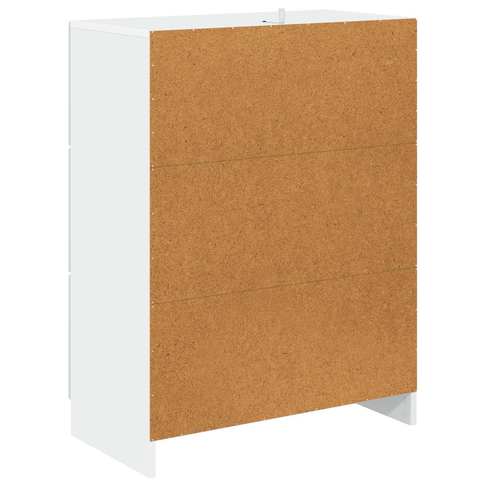 Drawer Cabinet 66 x 34.5 x 87 cm Engineered Wood White