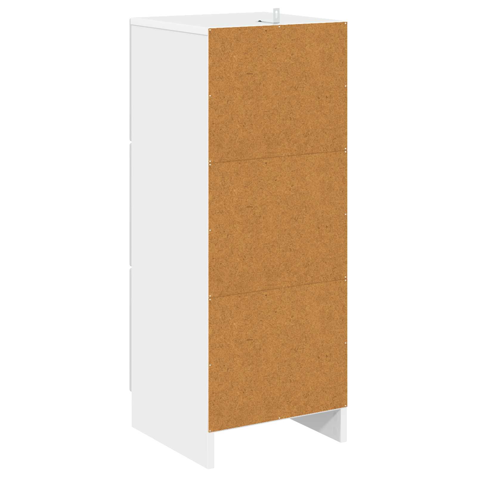 Drawer Cabinet White 33 x 34.5 x 87 cm Engineered Wood