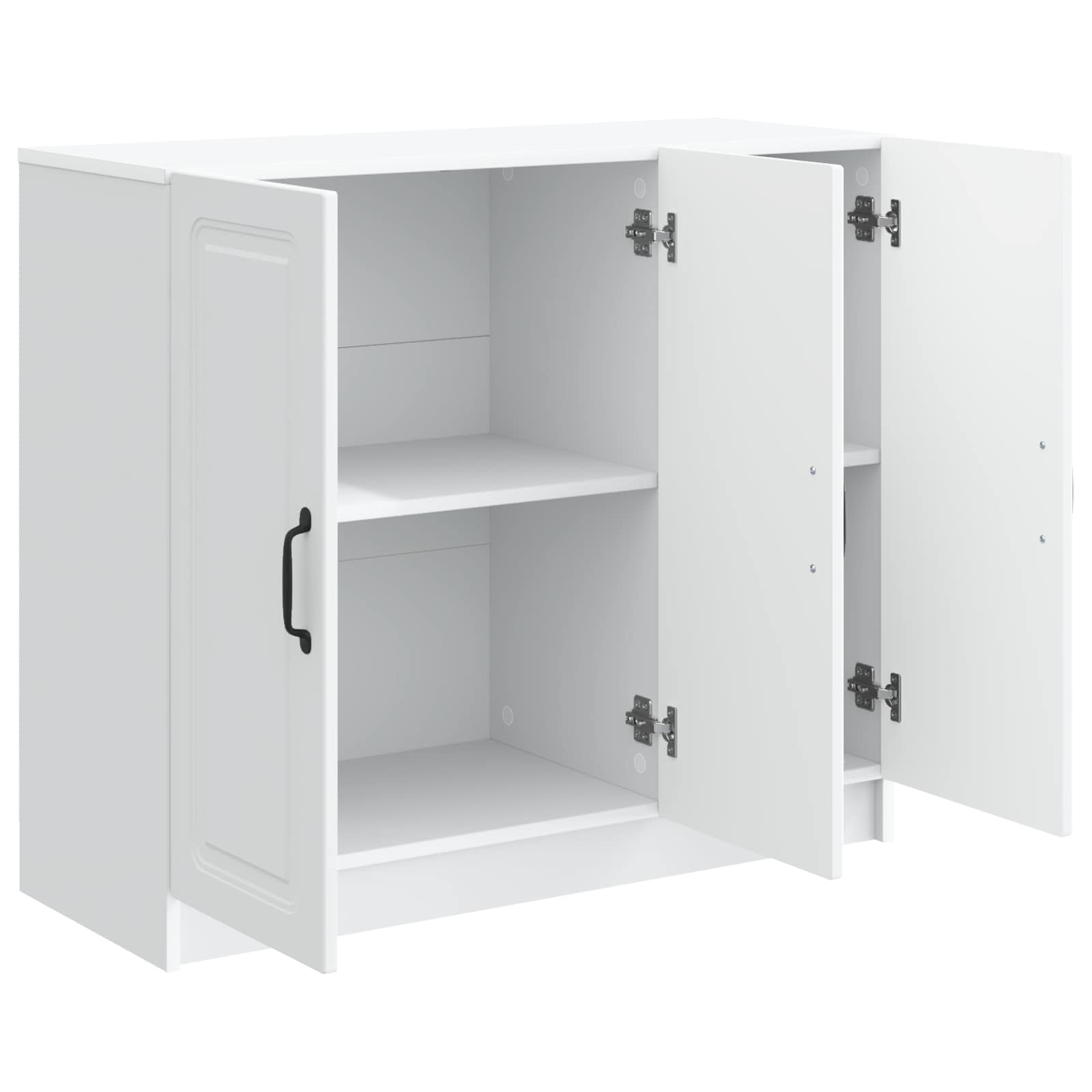 Sideboard White 89 x 34.5 x 77 cm Engineered Wood