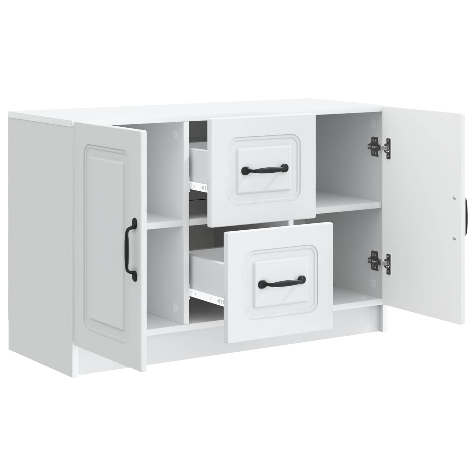 Sideboard White 89 x 34.5 x 57 cm Engineered Wood