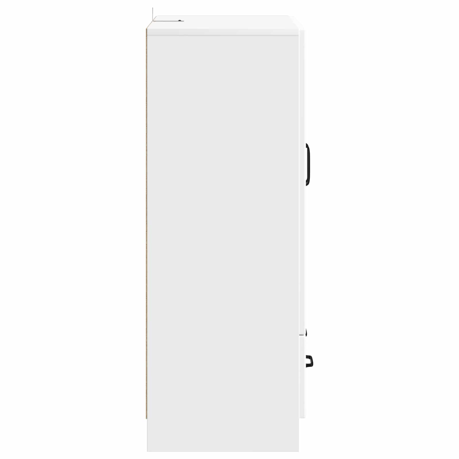 Sideboard with Drawer White 66 x 34.5 x 92 cm Engineered Wood