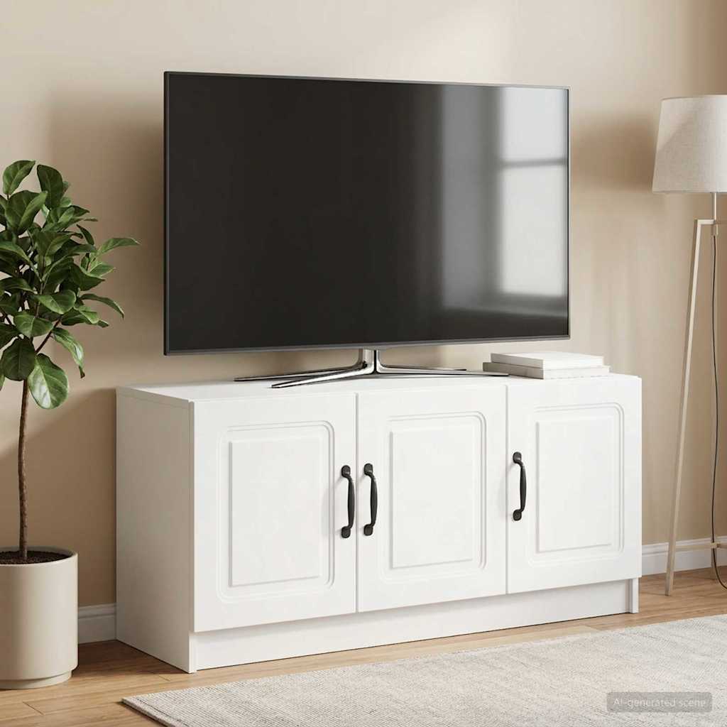 TV Cabinet White 99 x 34.5 x 47 cm Engineered Wood