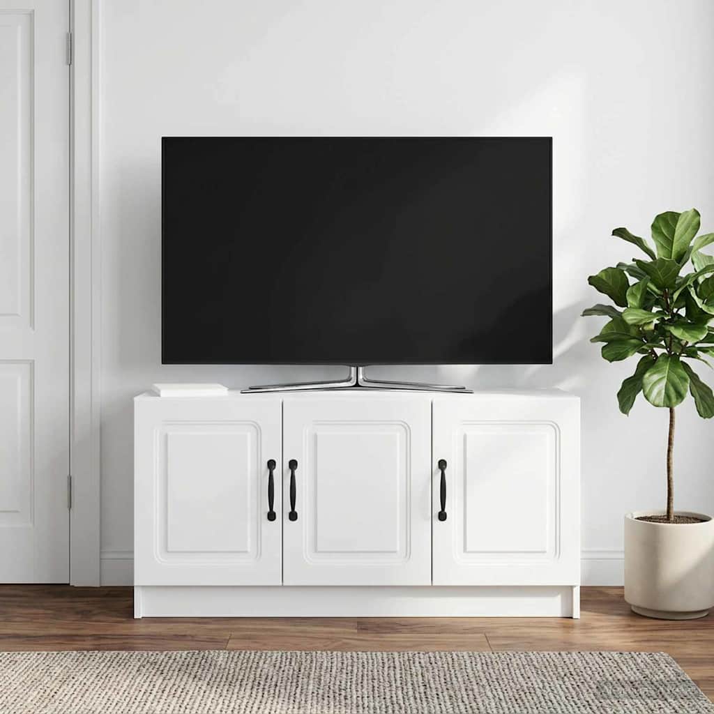 TV Cabinet White 99 x 34.5 x 47 cm Engineered Wood