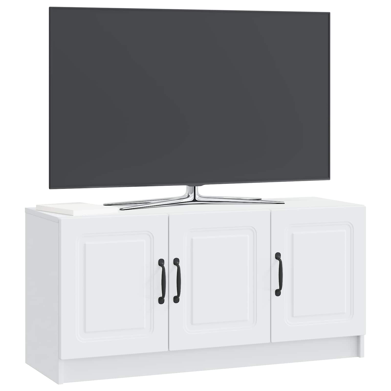 TV Cabinet White 99 x 34.5 x 47 cm Engineered Wood