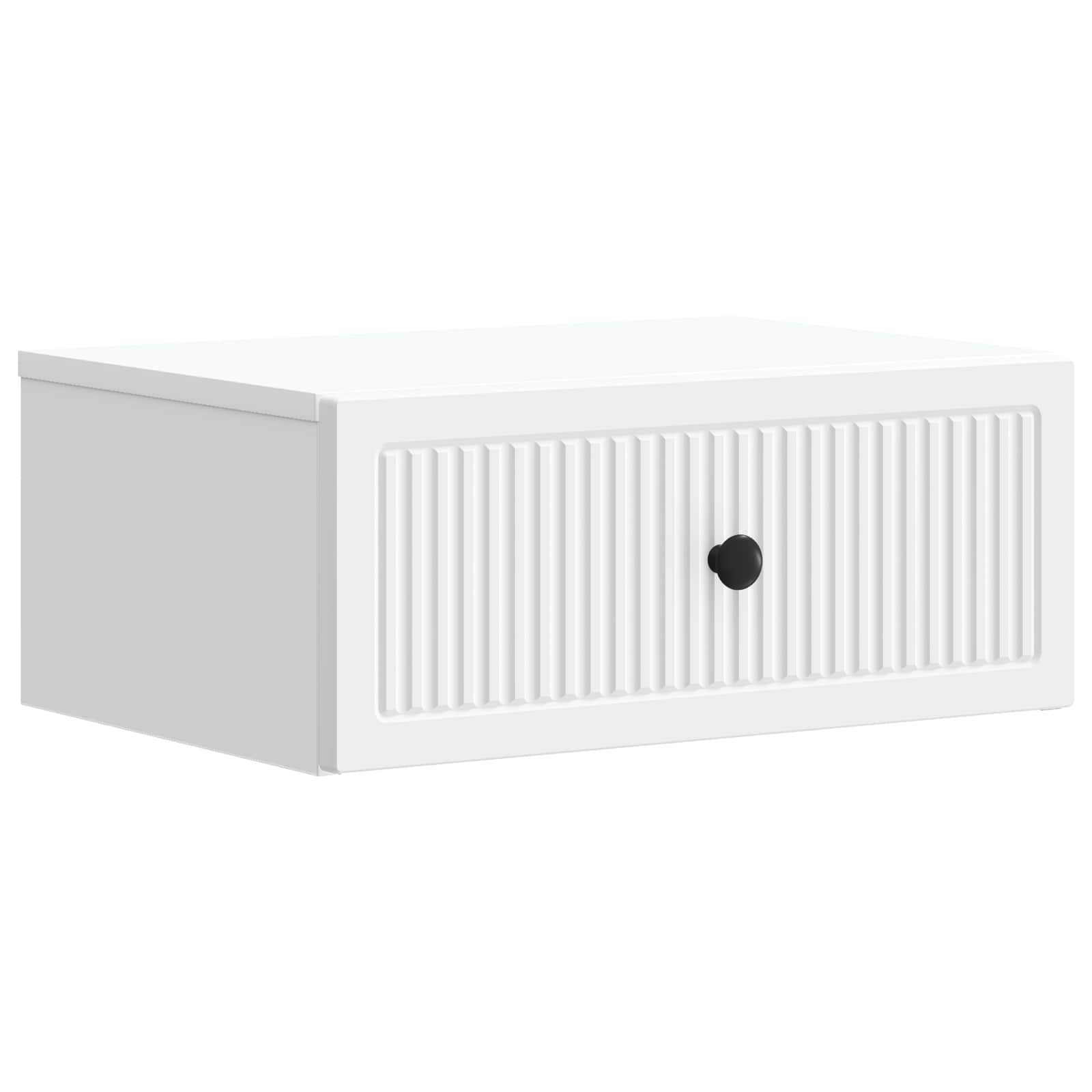 Bedside Cabinet White 49 x 34.5 x 20 cm Engineered Wood