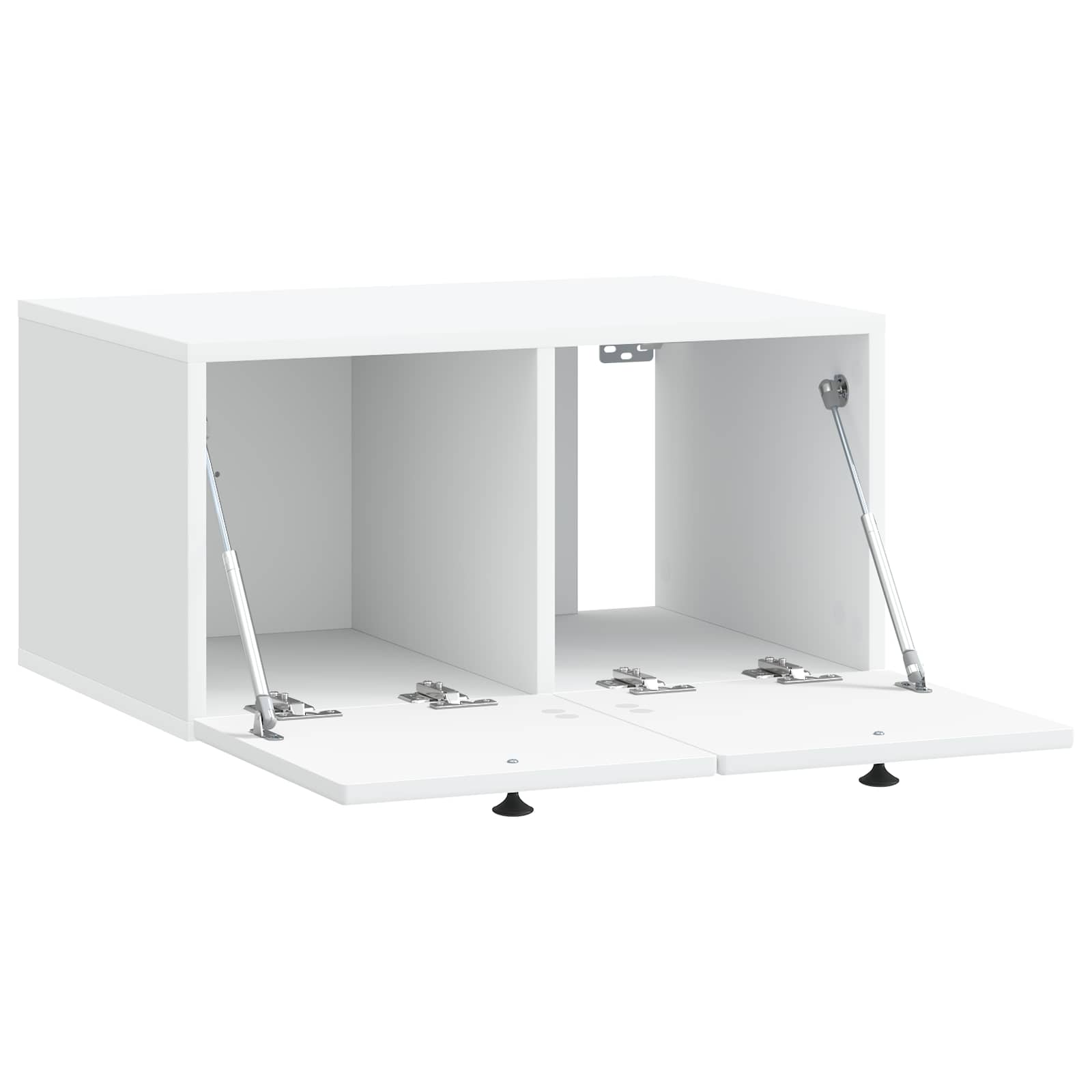 Wall-Mounted TV Cabinet White 59.5 x 41 x 30 cm Engineered Wood