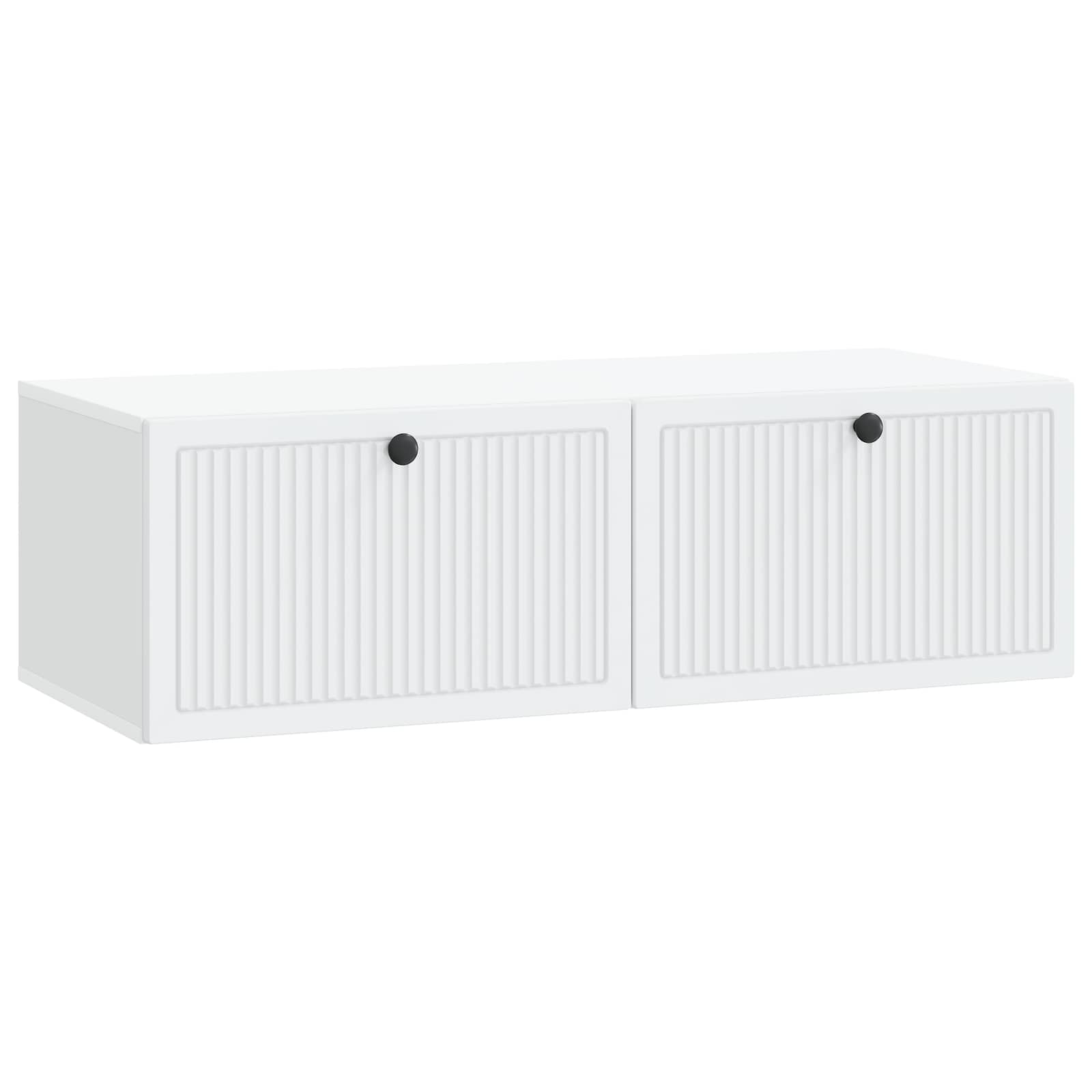 Wall-Mounted TV Cabinet White 98 x 41 x 30 cm Engineered Wood