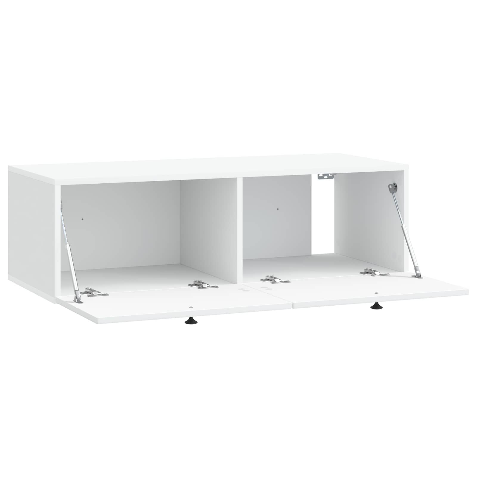 Wall-Mounted TV Cabinet White 98 x 41 x 30 cm Engineered Wood
