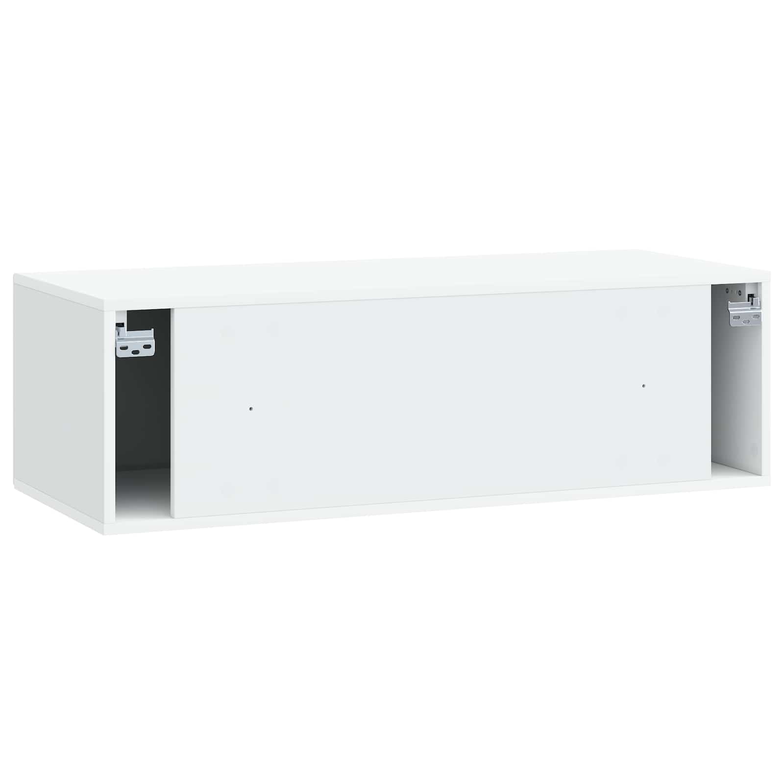 Wall-Mounted TV Cabinet White 98 x 41 x 30 cm Engineered Wood