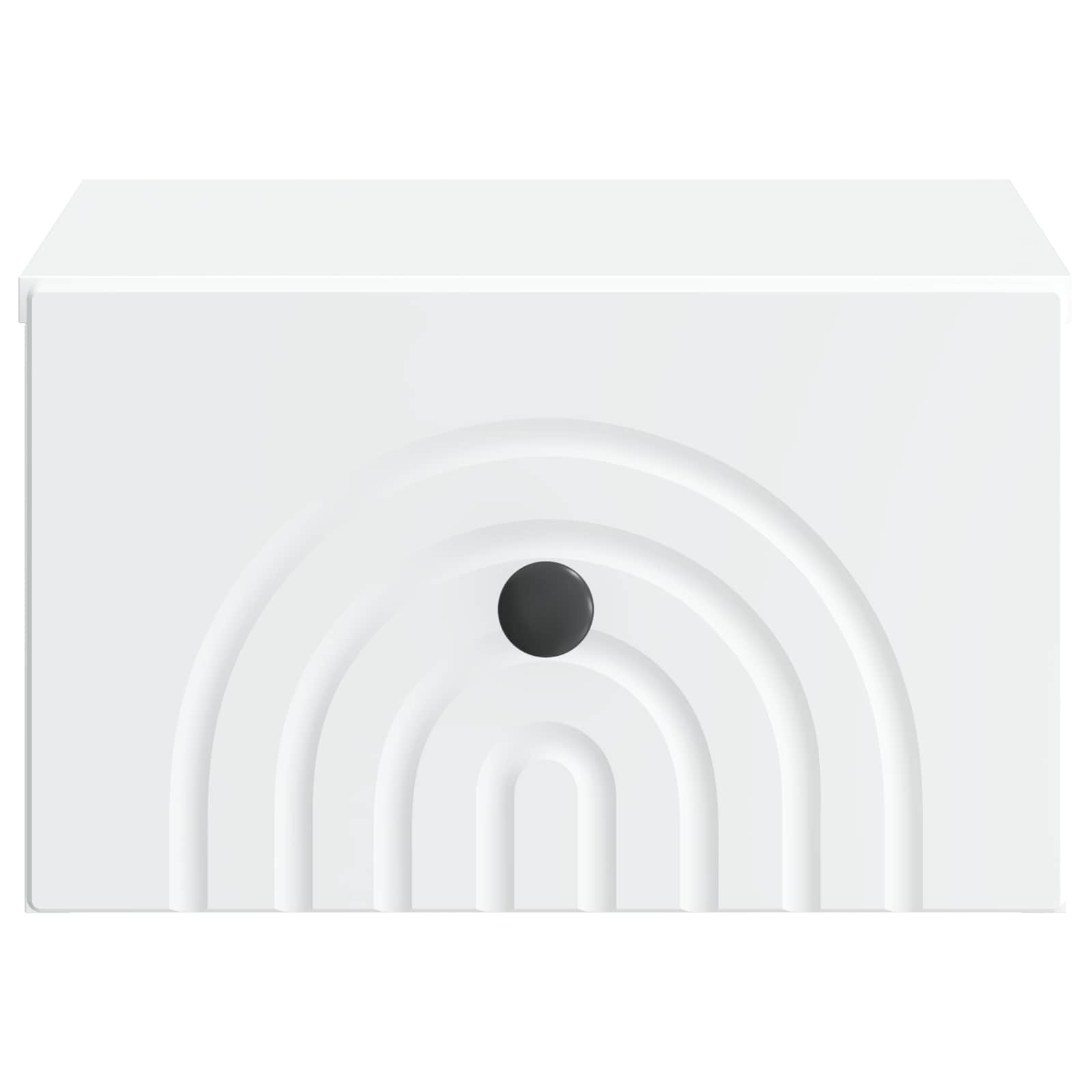 Wall-Mounted Bedside Cabinet White 33 x 34.5 x 20 cm