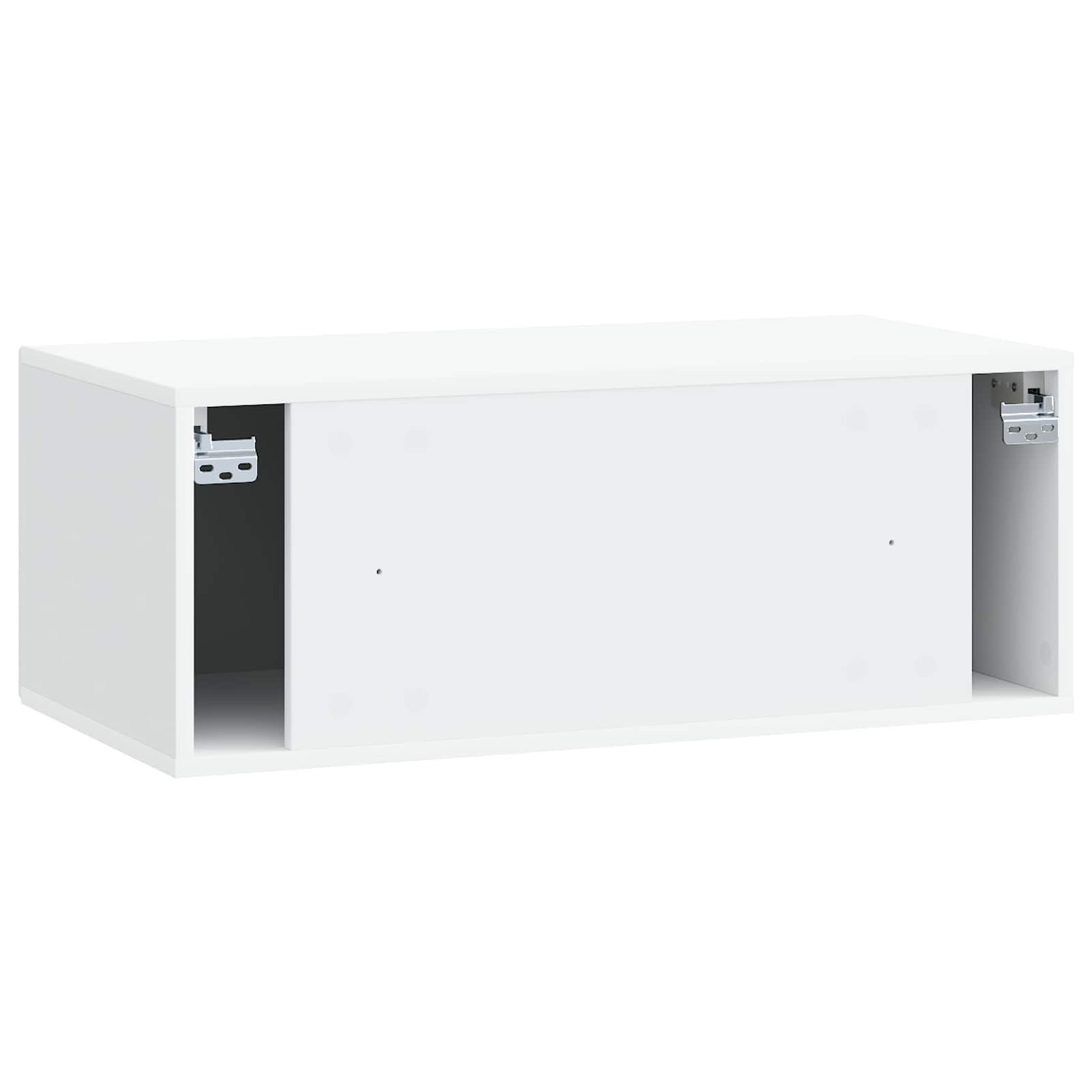 Wall-Mounted TV Cabinet White 78.5 x 41 x 30 cm Engineered Wood