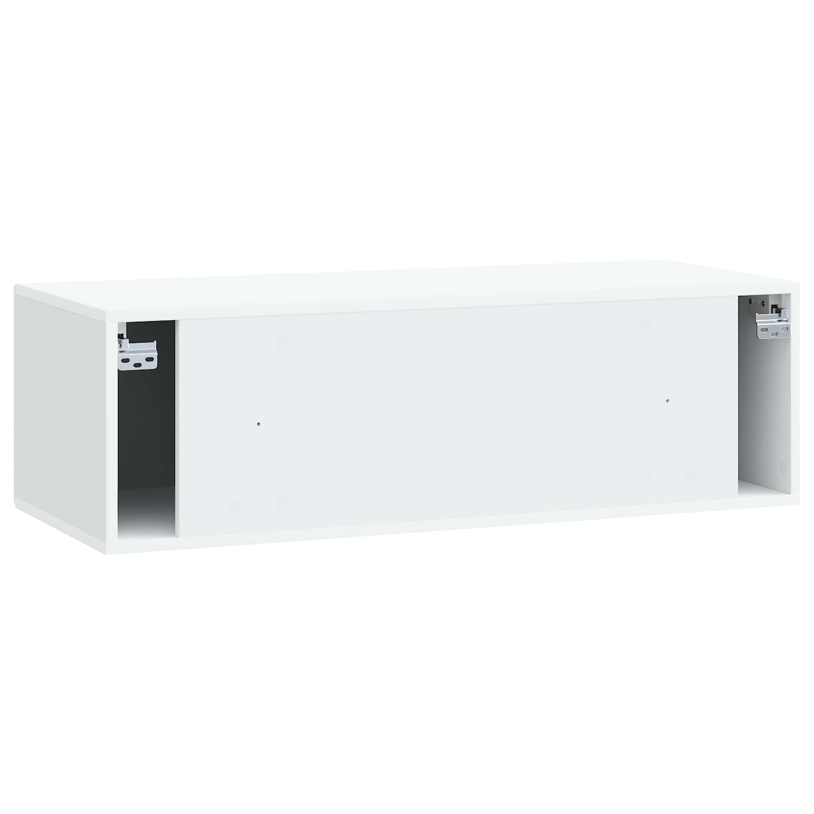 Wall-Mounted TV Cabinet White 99 x 41 x 30 cm Engineered Wood