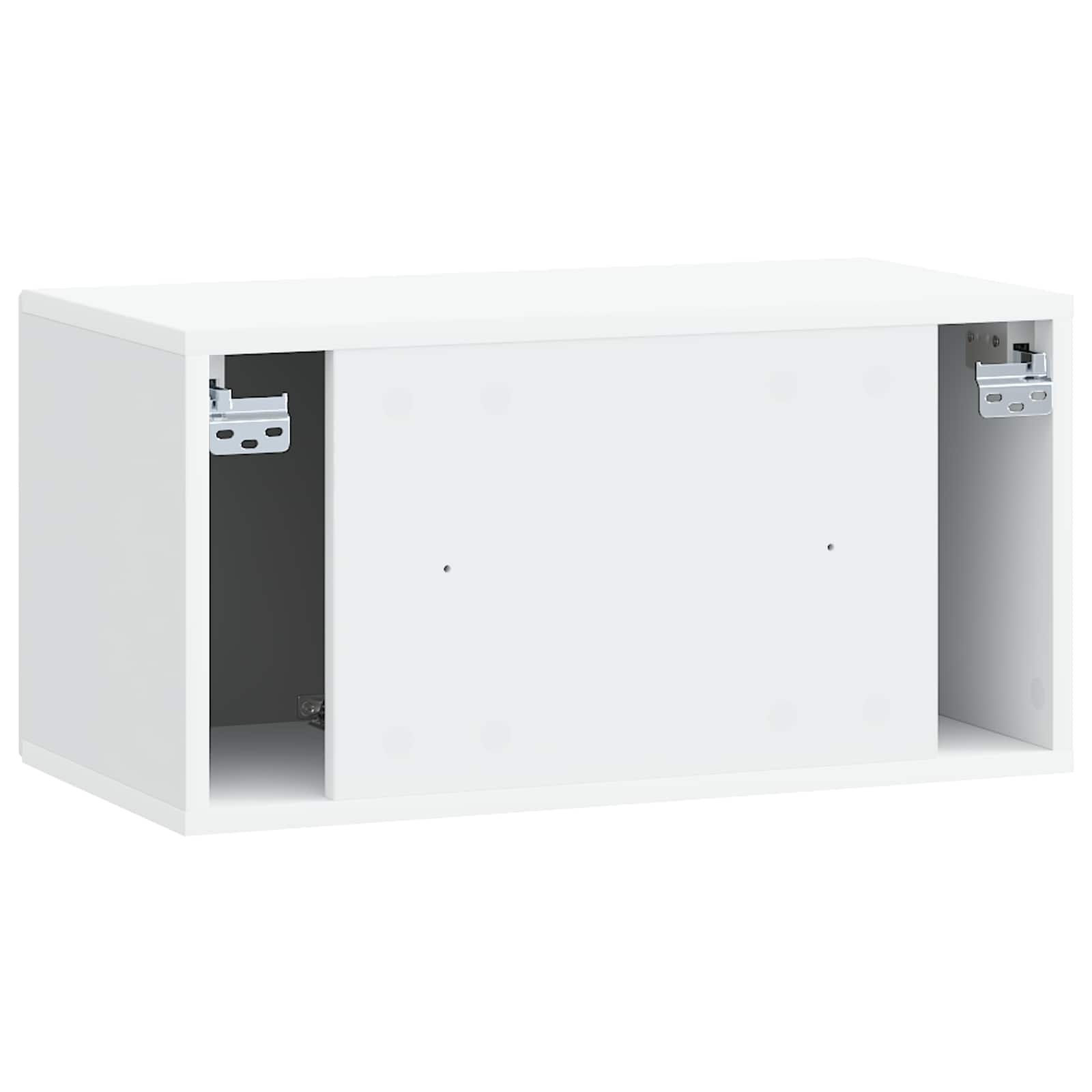 Wall-Mounted TV Cabinet White 59.5 x 31 x 30 cm Engineered Wood