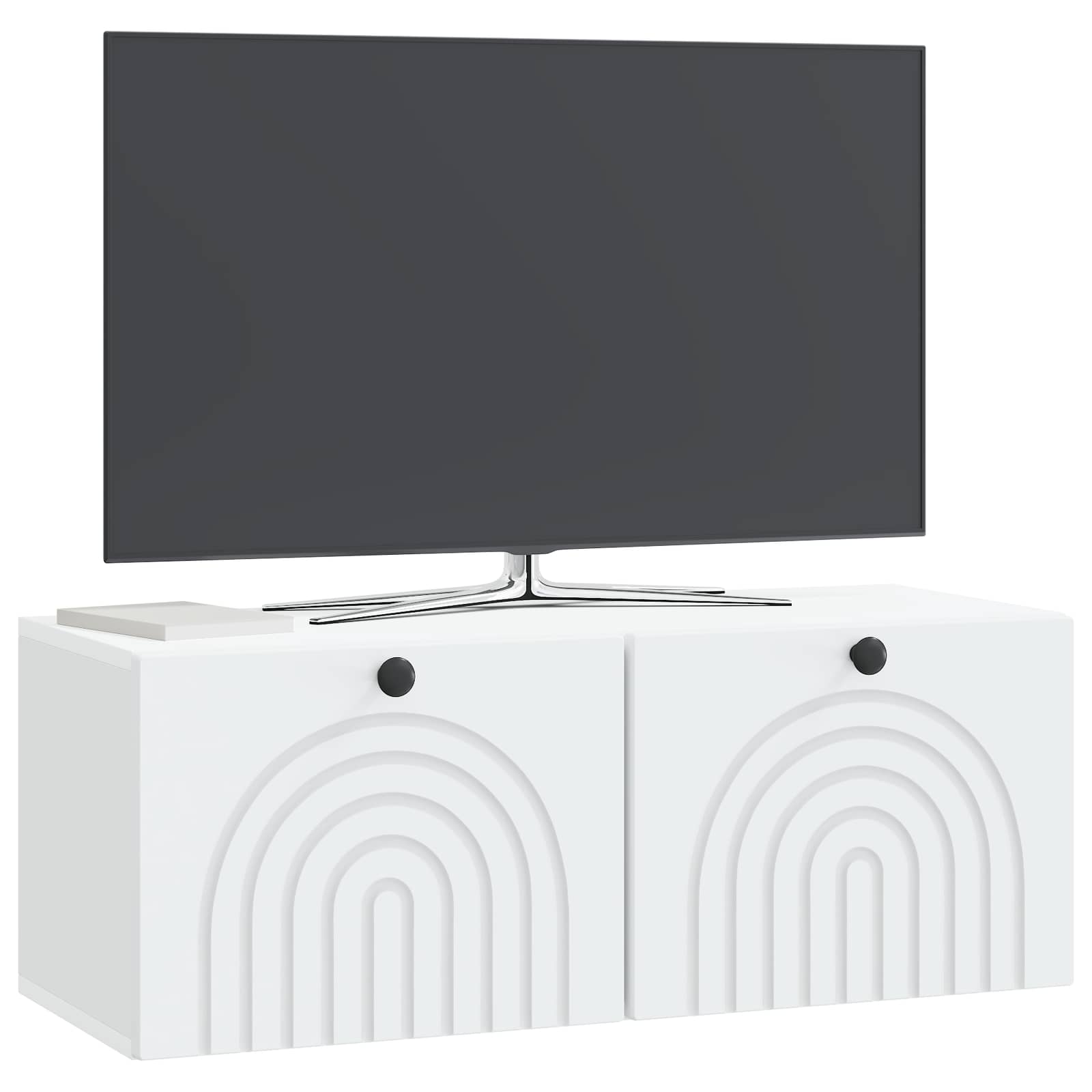 Wall-Mounted TV Cabinet White 78.5 x 31 x 30 cm Engineered Wood