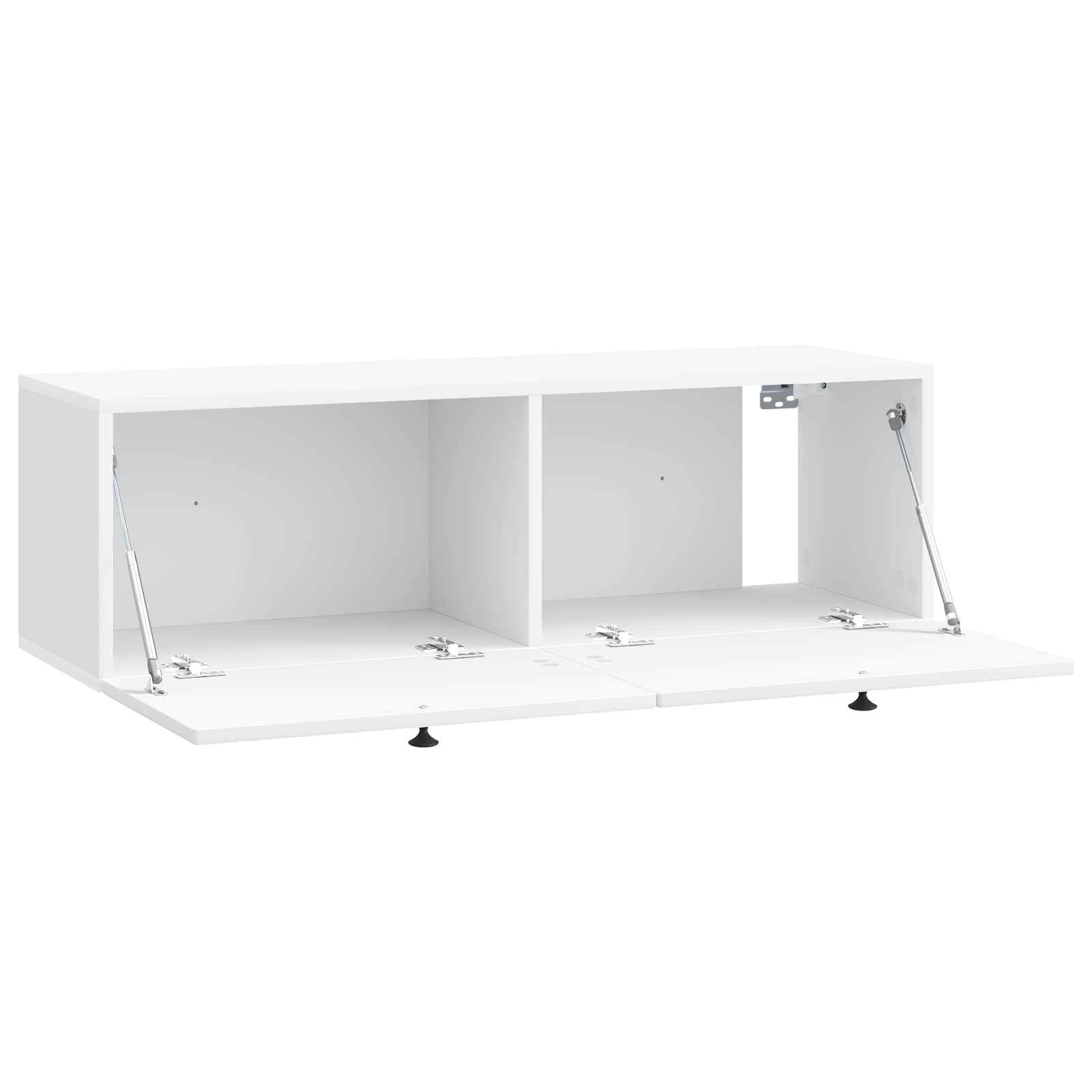 Wall-Mounted TV Cabinet White 98 x 31 x 30 cm Engineered Wood