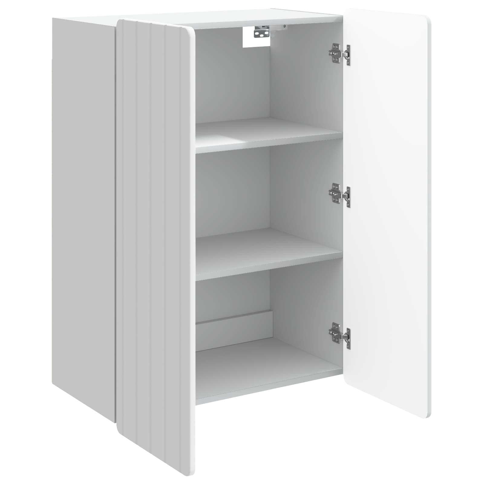 Wall-Mounted Cabinet White 66 x 34.5 x 92 cm Engineered Wood