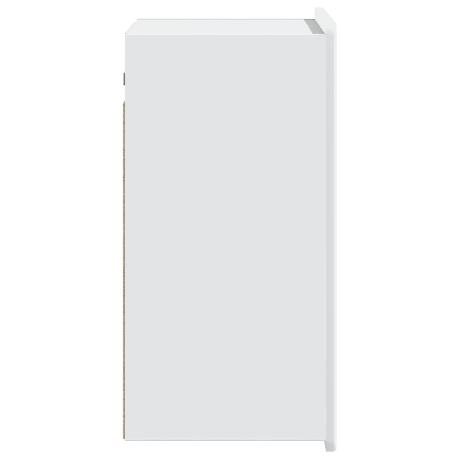 Wall-Mounted Cabinet White 59 x 31 x 64 cm Engineered Wood