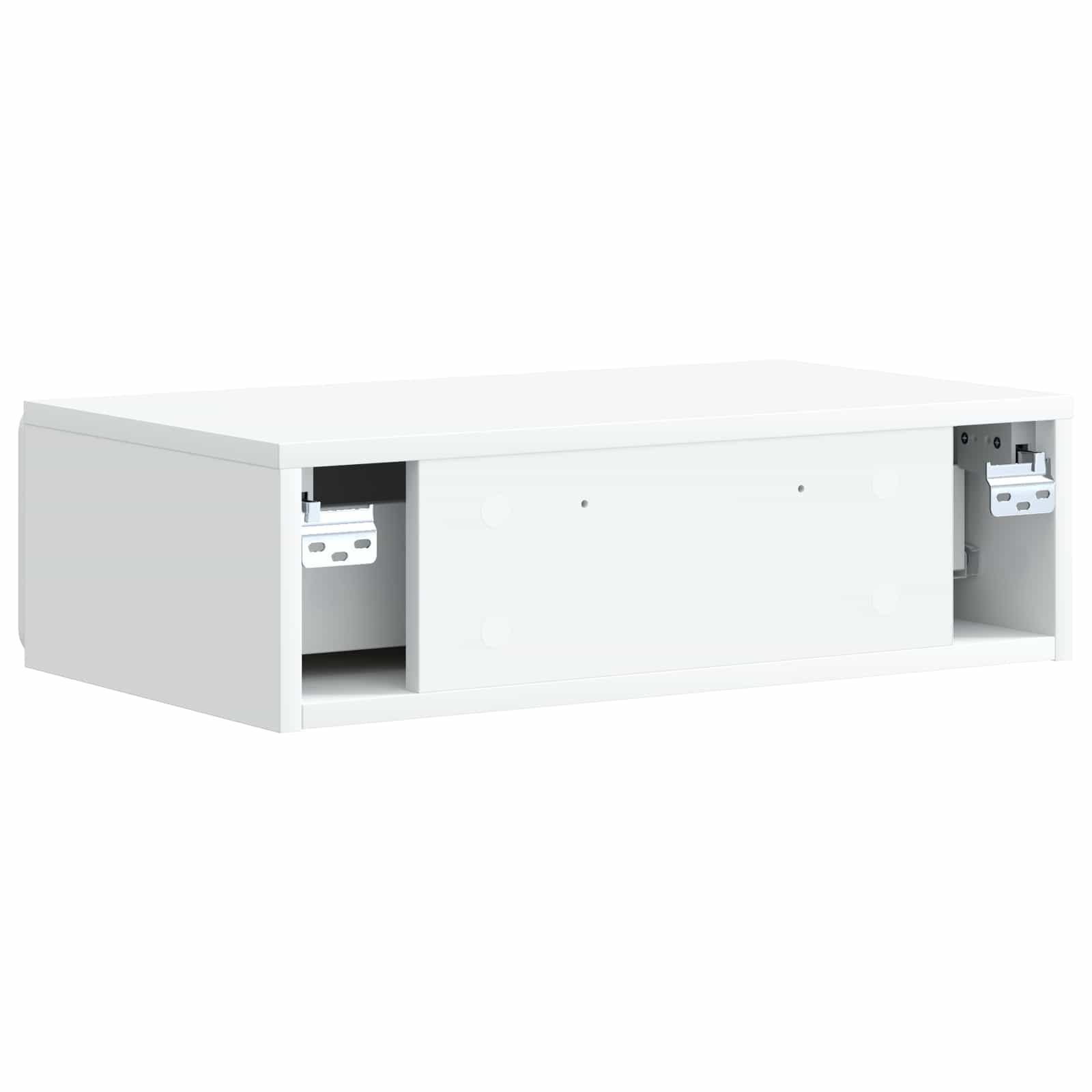 Wall-Mounted Side Table White 59 x 34.5 x 17 cm Engineered Wood
