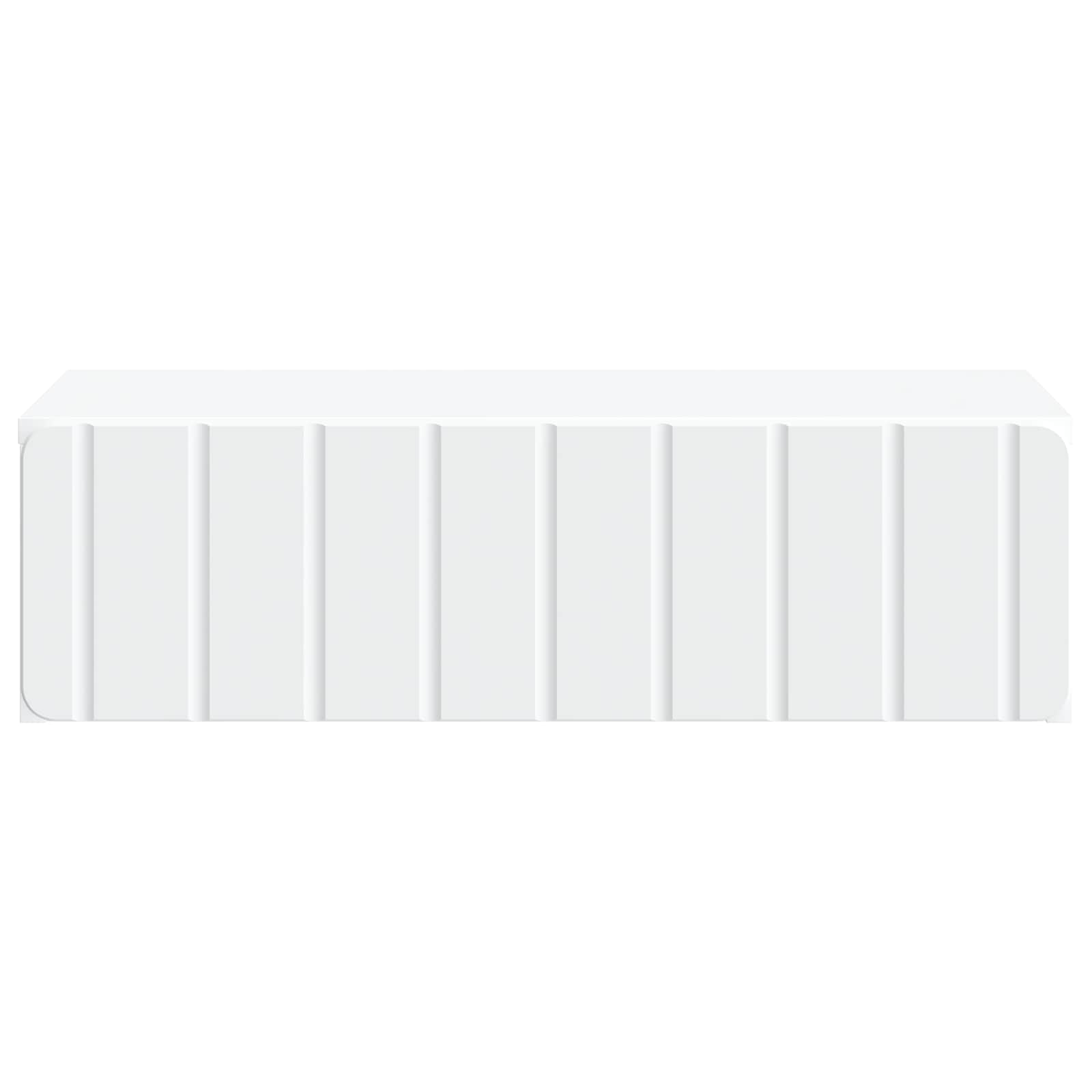 Wall-Mounted Side Table White 59 x 34.5 x 17 cm Engineered Wood