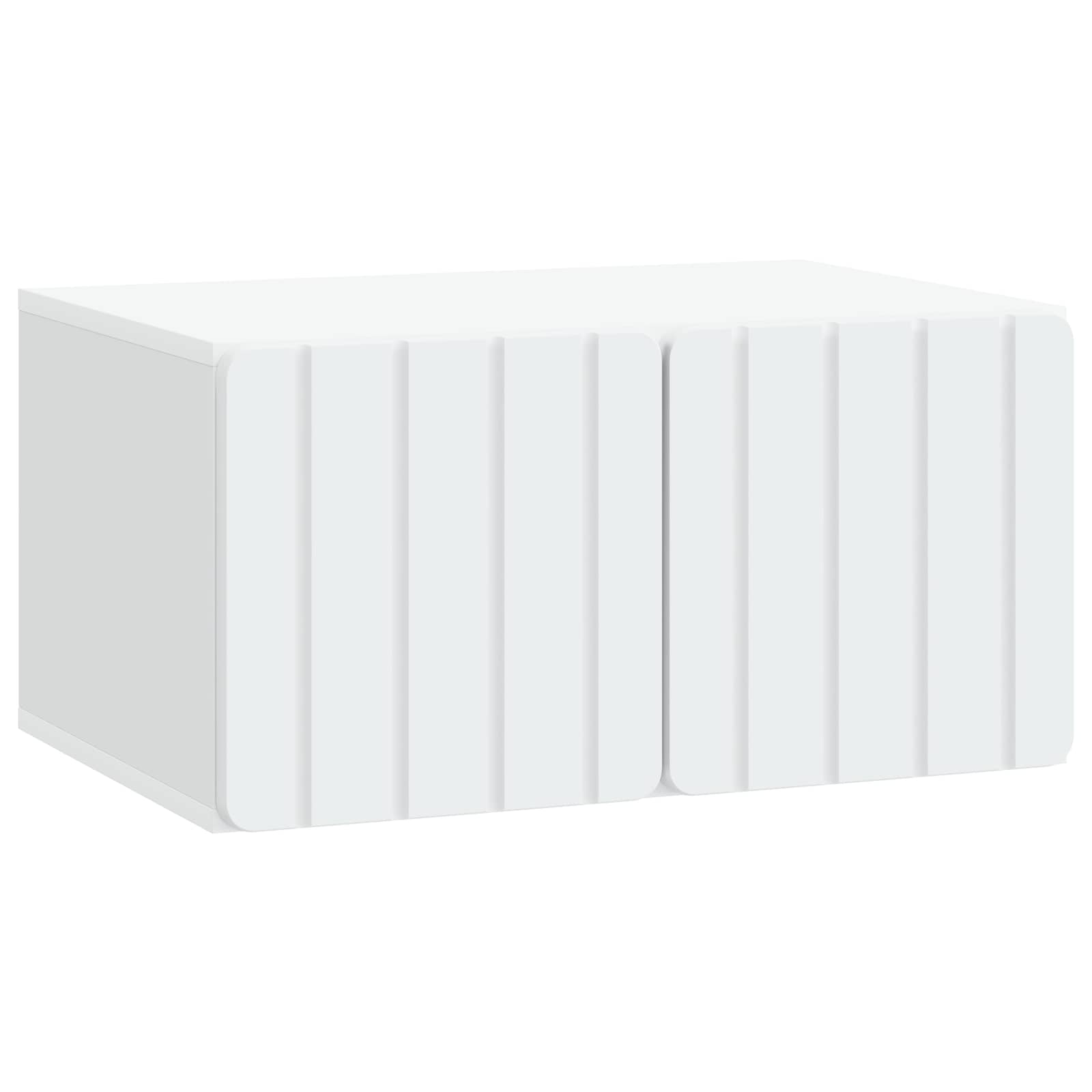 Wall-Mounted TV Cabinet White 59.5 x 41 x 30 cm Engineered Wood