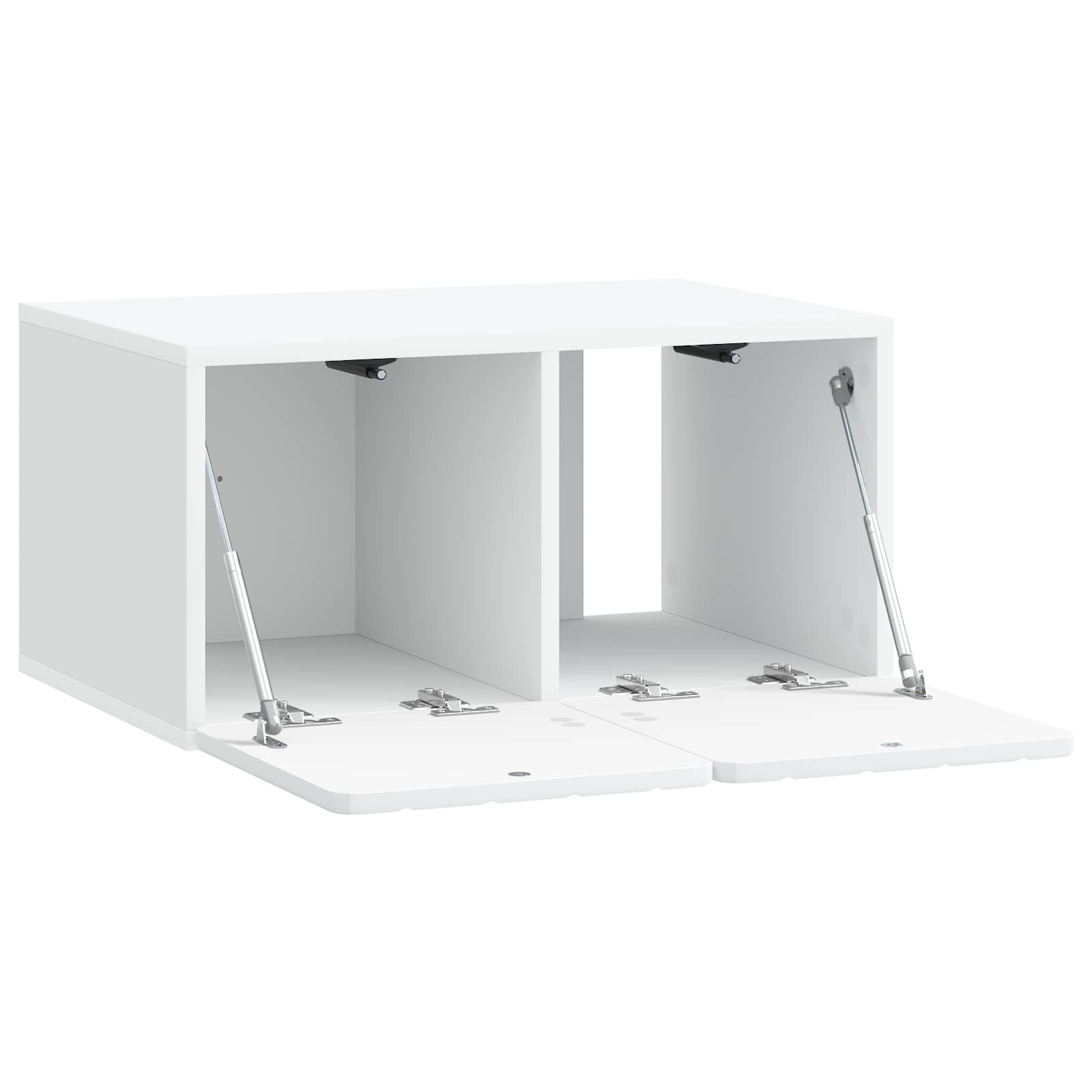 Wall-Mounted TV Cabinet 59.5 x 41 x 30 cm White Engineered Wood