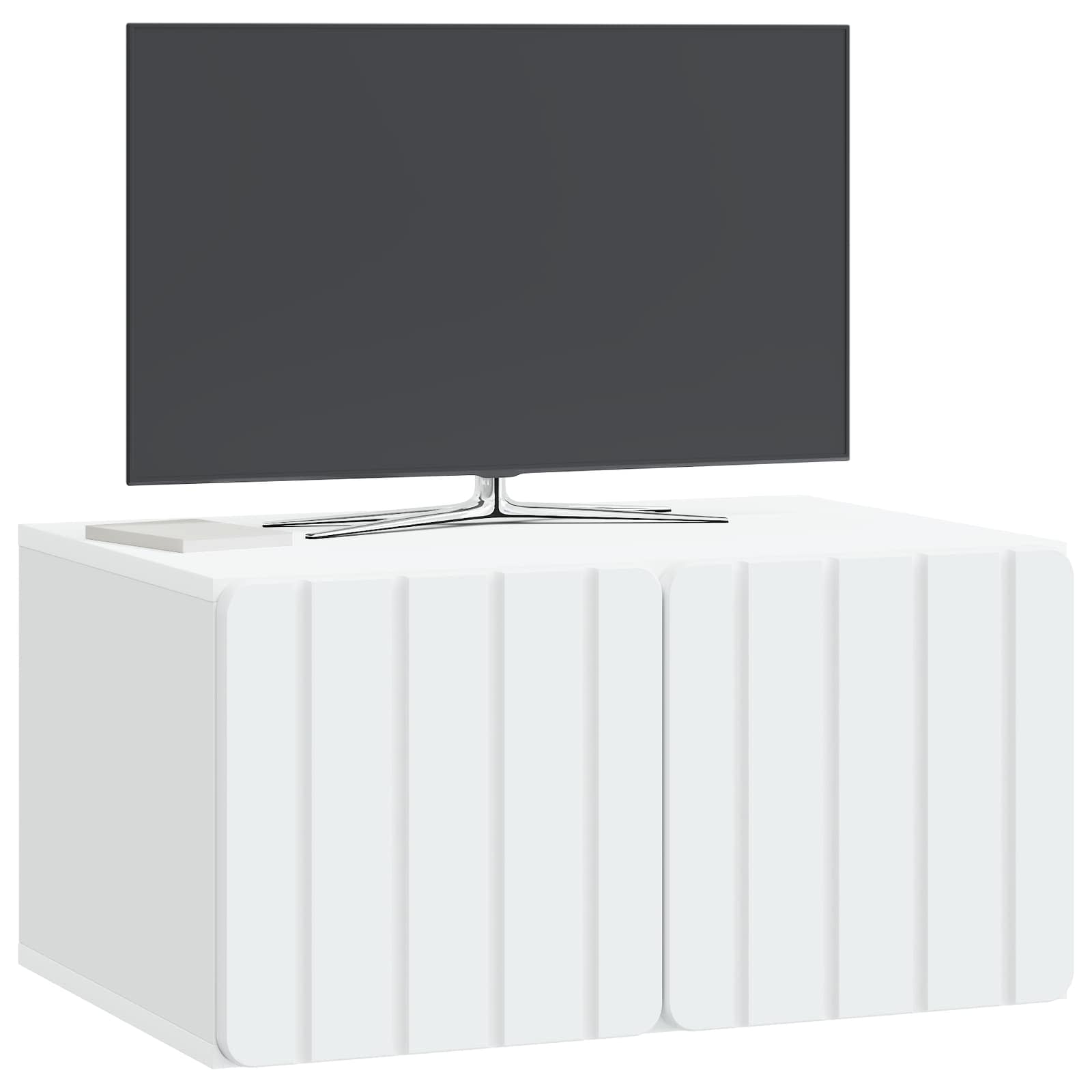 Wall-Mounted TV Cabinet 59.5 x 41 x 30 cm White Engineered Wood