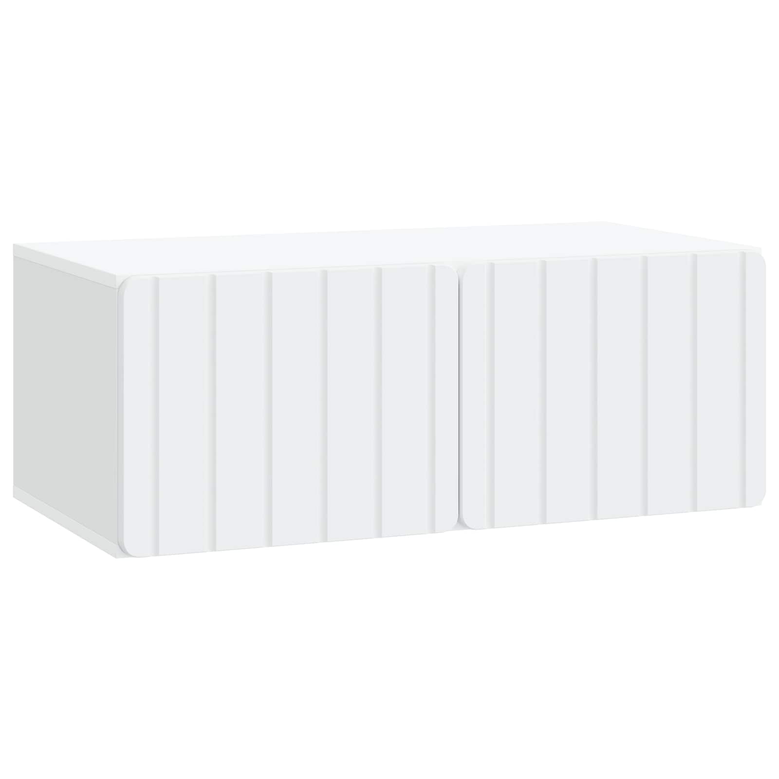 Wall-Mounted TV Cabinet 78.5 x 41 x 30 cm White Engineered Wood