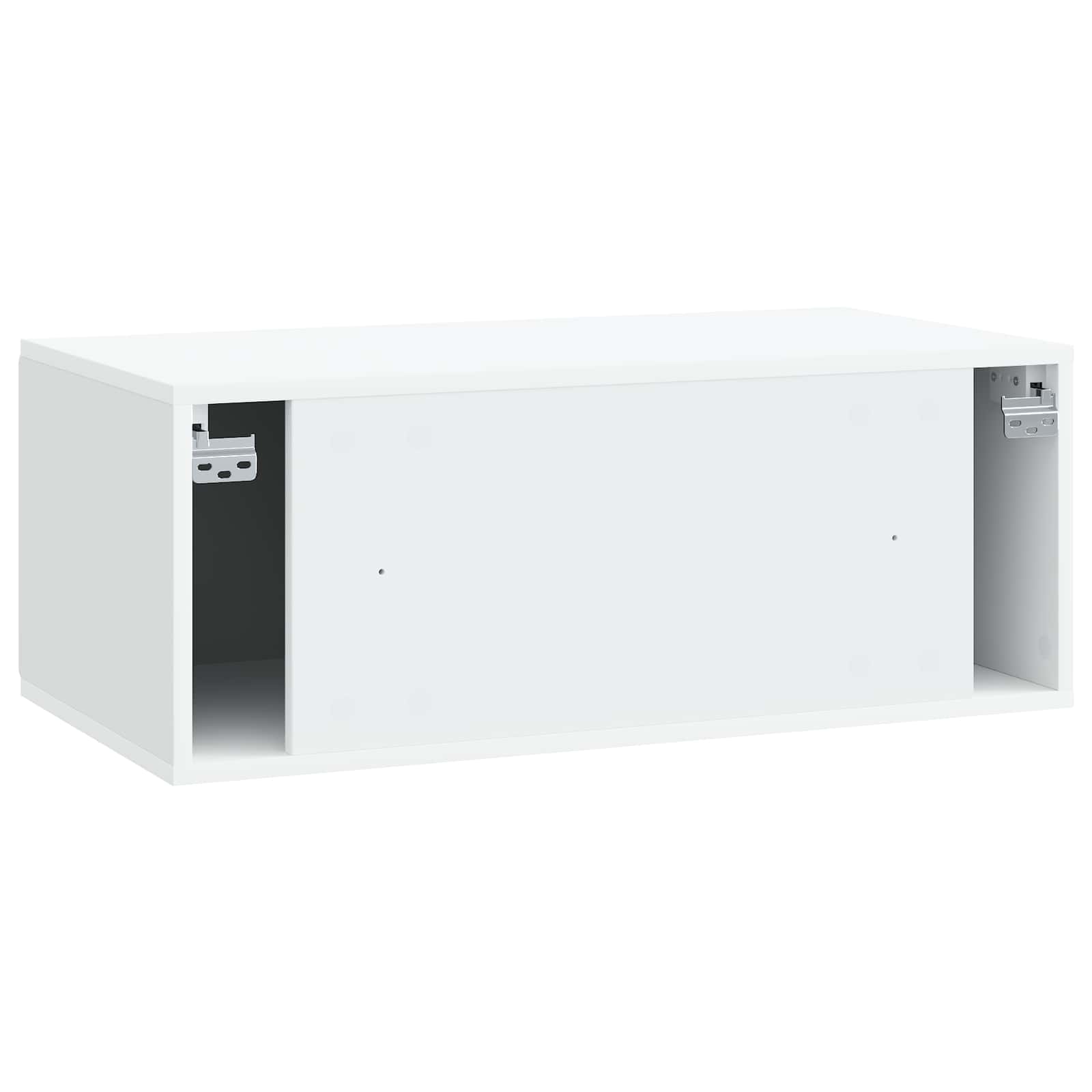 Wall-Mounted TV Cabinet 78.5 x 41 x 30 cm White Engineered Wood