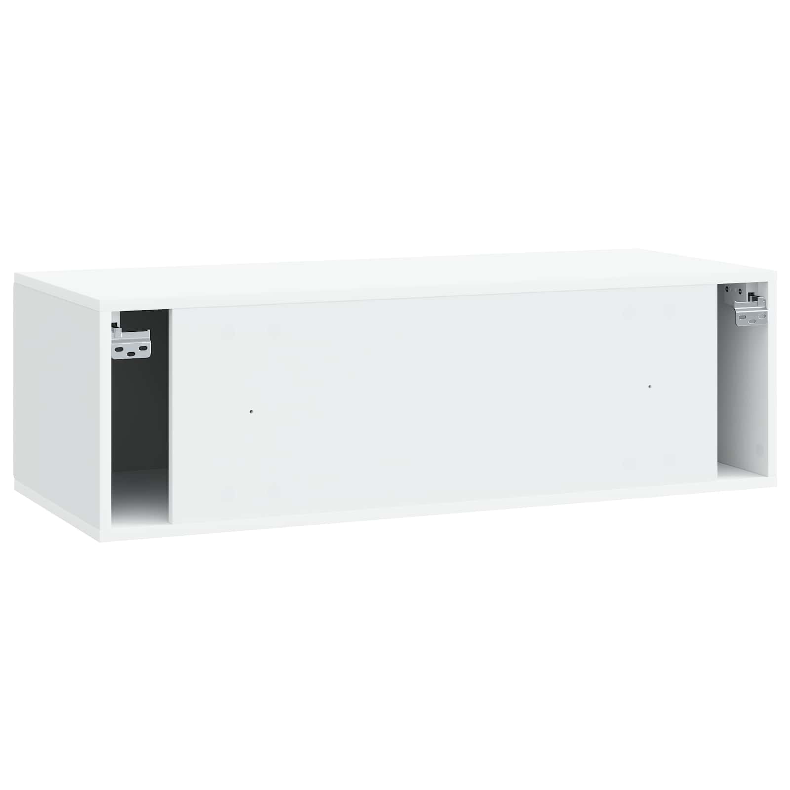 Wall-Mounted TV Cabinet White 98 x 41 x 30 cm Engineered Wood