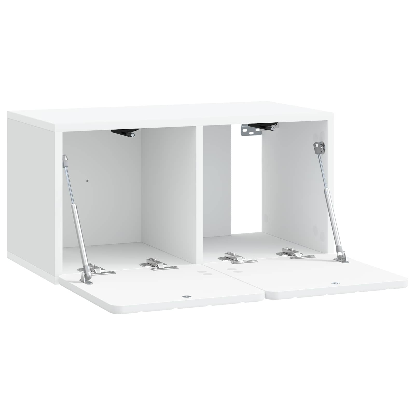 Wall-Mounted TV Cabinet 59.5 x 31 x 30 cm White Engineered Wood