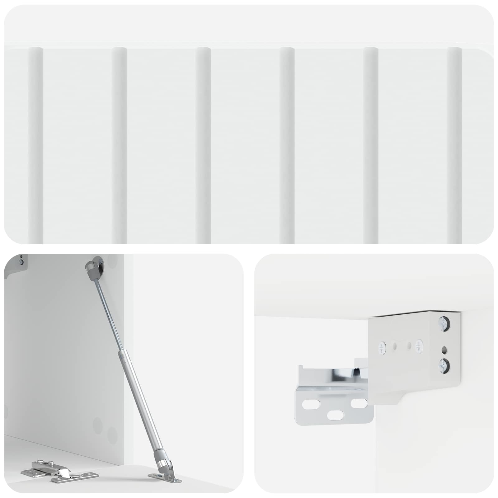 Wall-Mounted TV Cabinet 78.5 x 31 x 30 cm White Engineered Wood