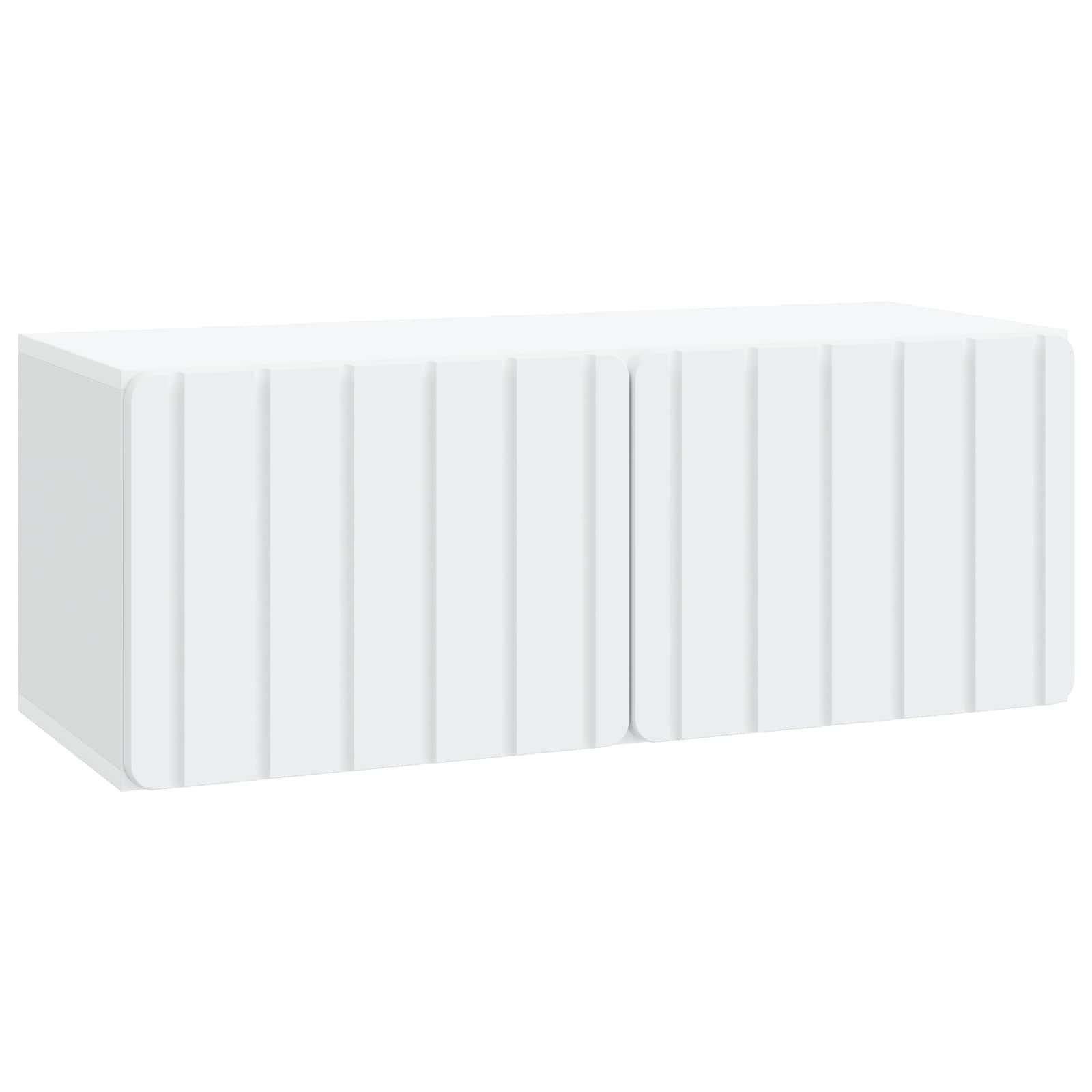 Wall-Mounted TV Cabinet 78.5 x 31 x 30 cm White Engineered Wood
