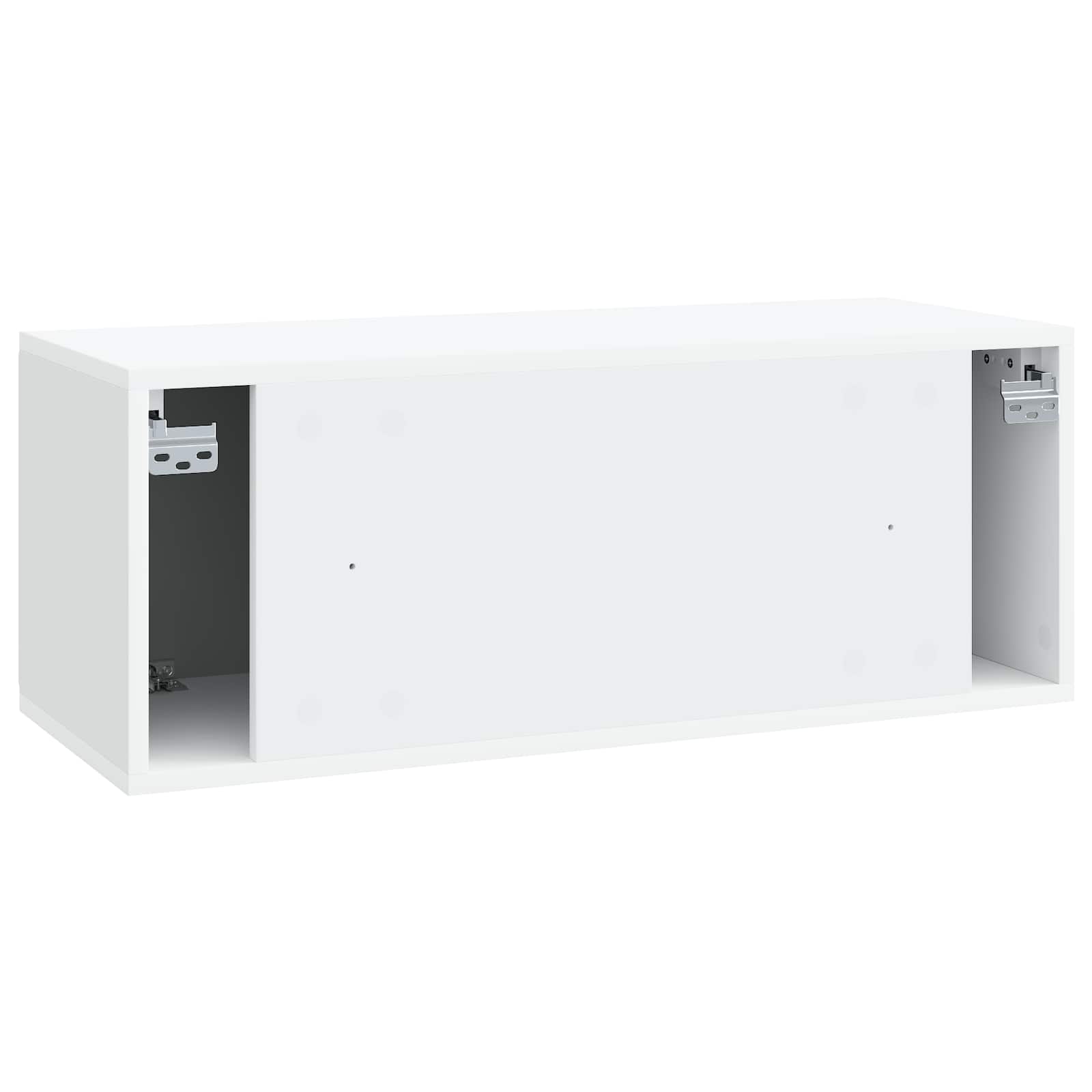 Wall-Mounted TV Cabinet 78.5 x 31 x 30 cm White Engineered Wood
