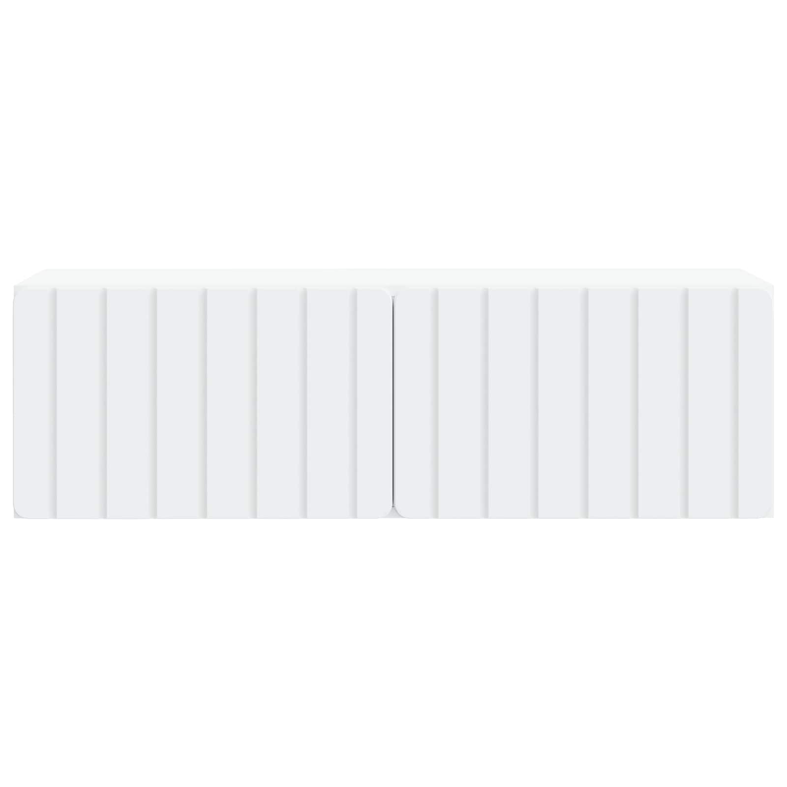 Wall-Mounted TV Cabinet 98 x 31 x 30 cm White Engineered Wood