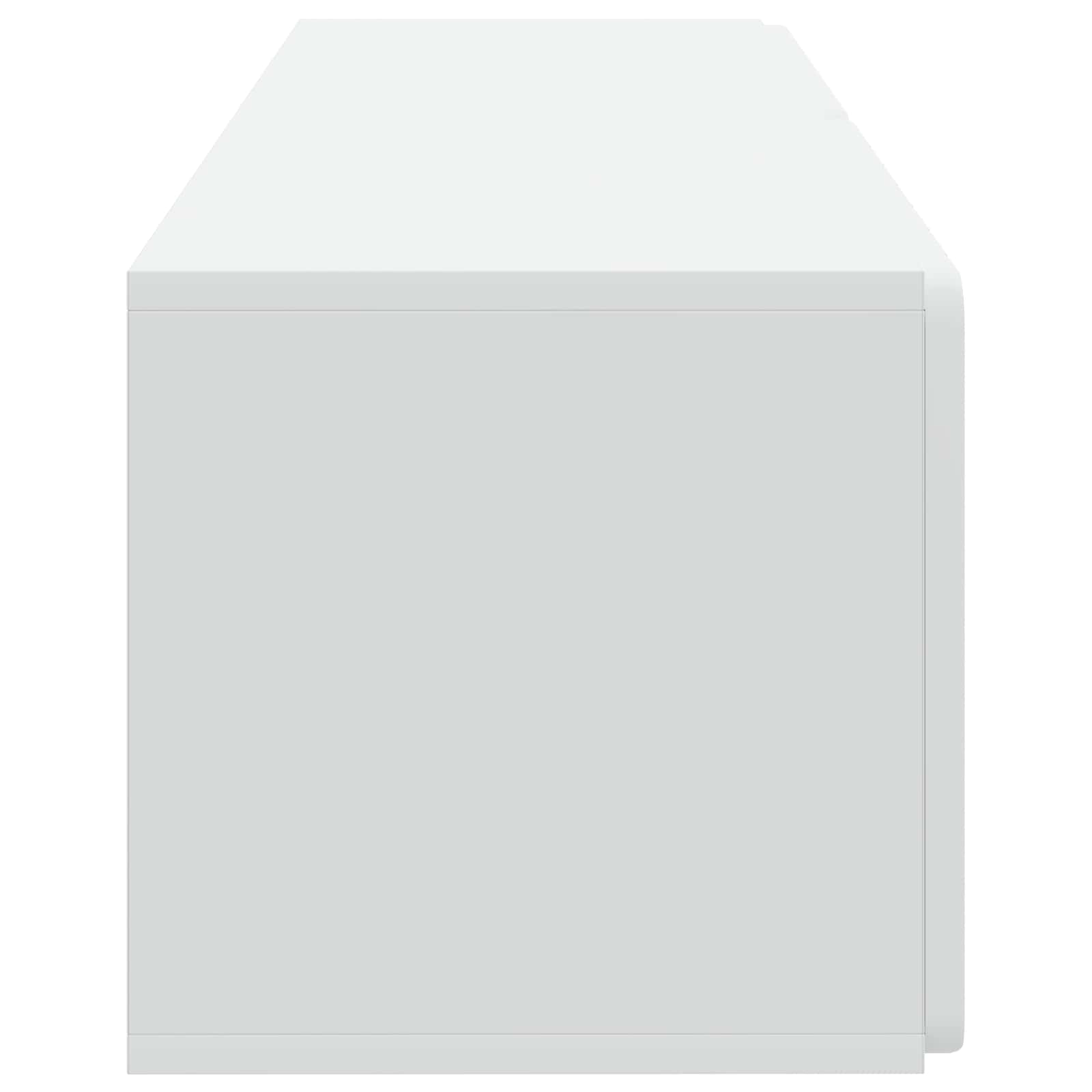 Wall-Mounted TV Cabinet 98 x 31 x 30 cm White Engineered Wood