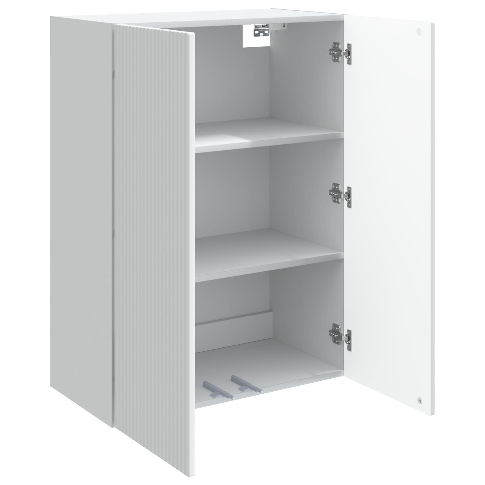 Wall-Mounted Cabinet White 66 x 34.5 x 90 cm Engineered Wood
