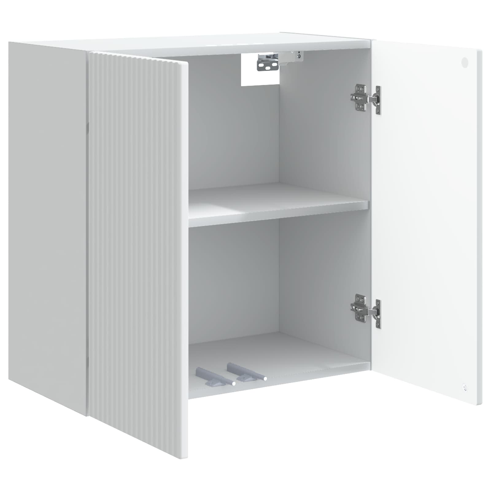 Wall-Mounted Cabinet White 59 x 31 x 60 cm Engineered Wood