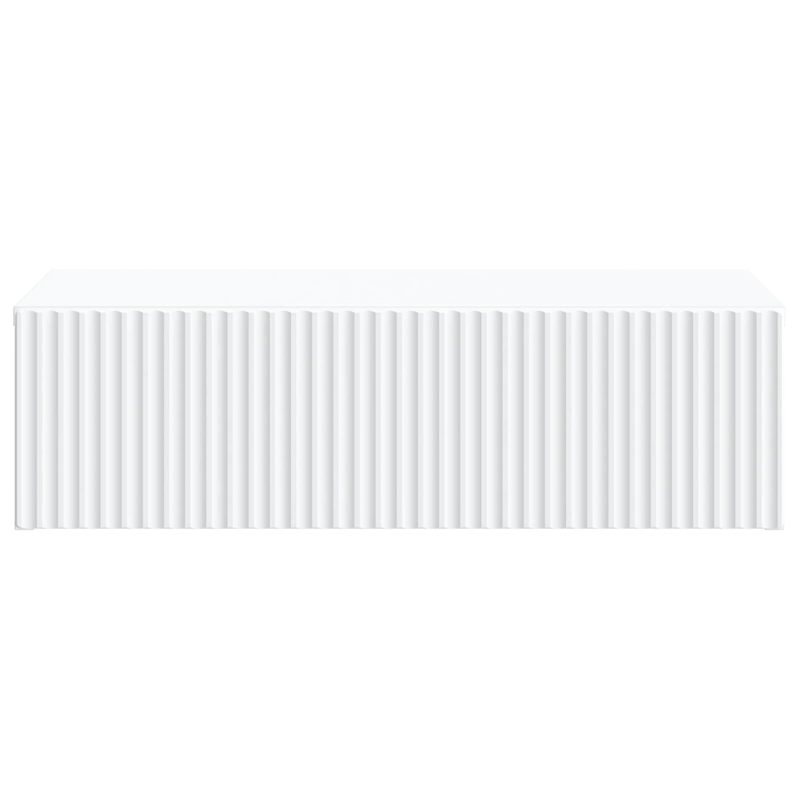 Wall-Mounted Side Table White 59 x 34.5 x 17 cm Engineered Wood