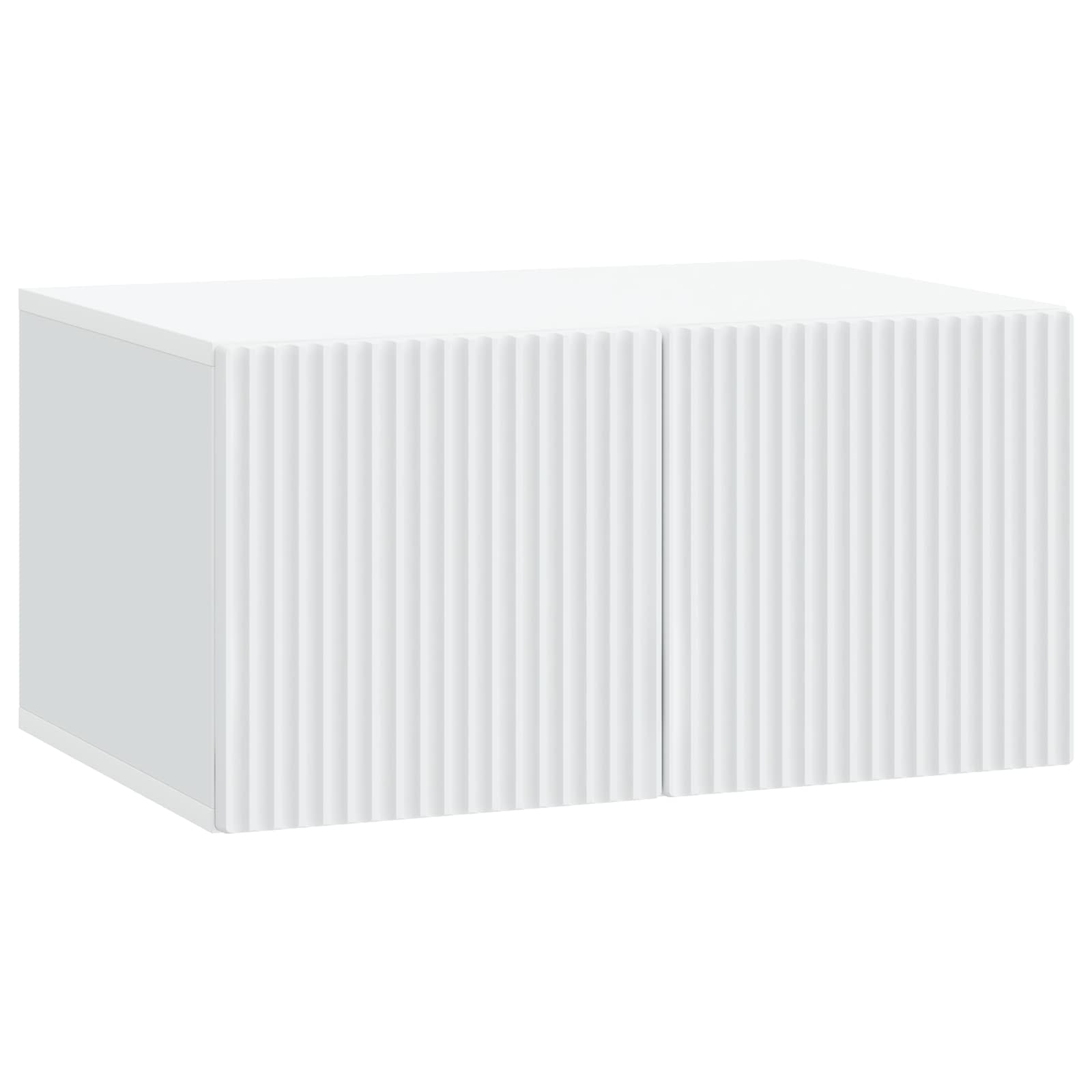 Wall-Mounted TV Cabinet White 59.5 x 41 x 30 cm Engineered Wood
