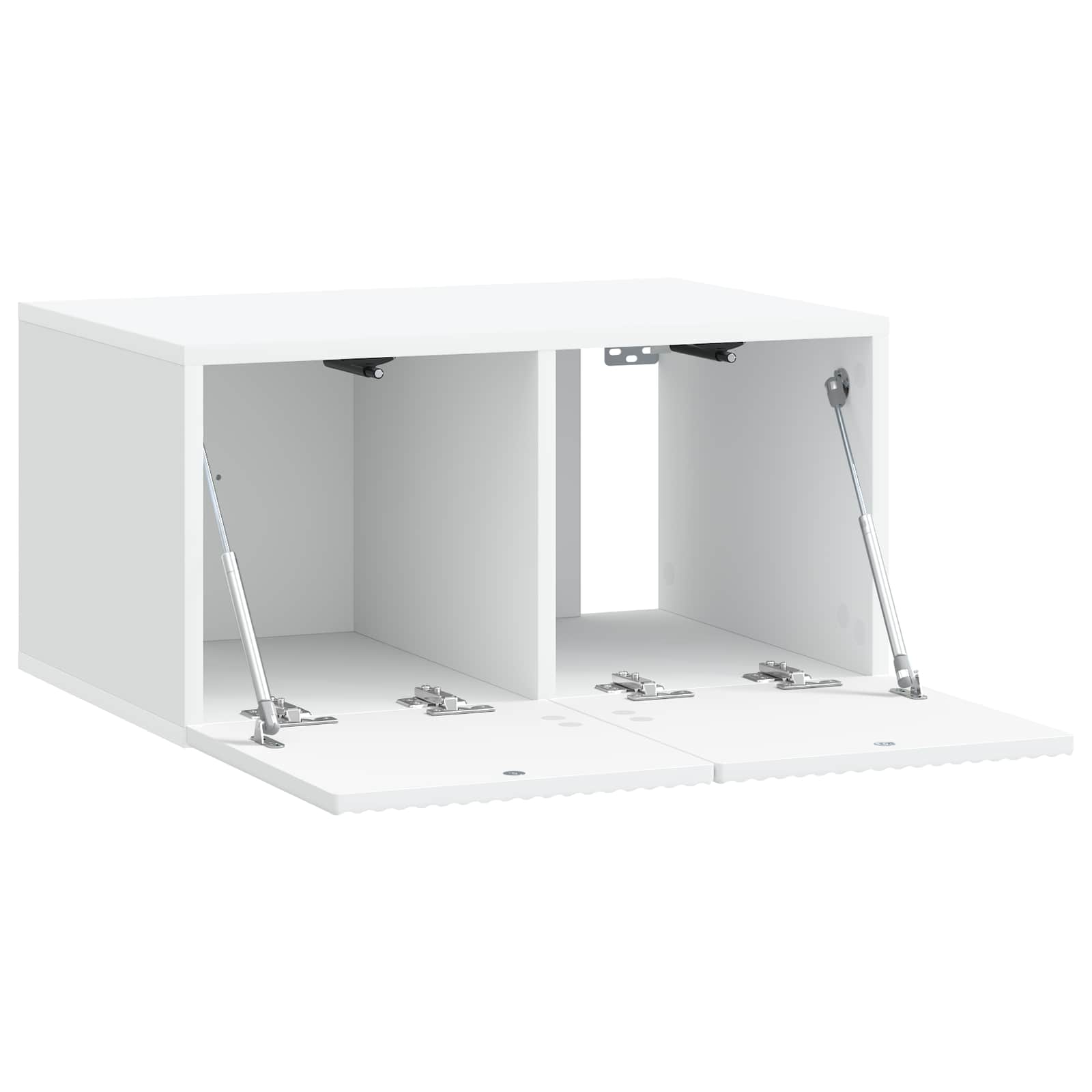 Wall-Mounted TV Cabinet White 59.5 x 41 x 30 cm Engineered Wood