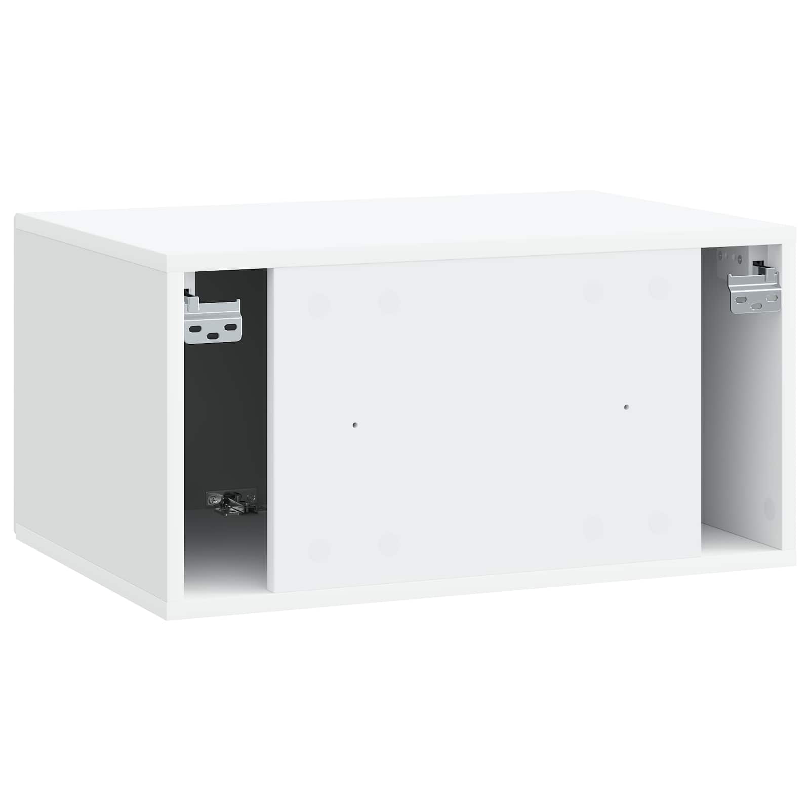 Wall-Mounted TV Cabinet White 59.5 x 41 x 30 cm Engineered Wood