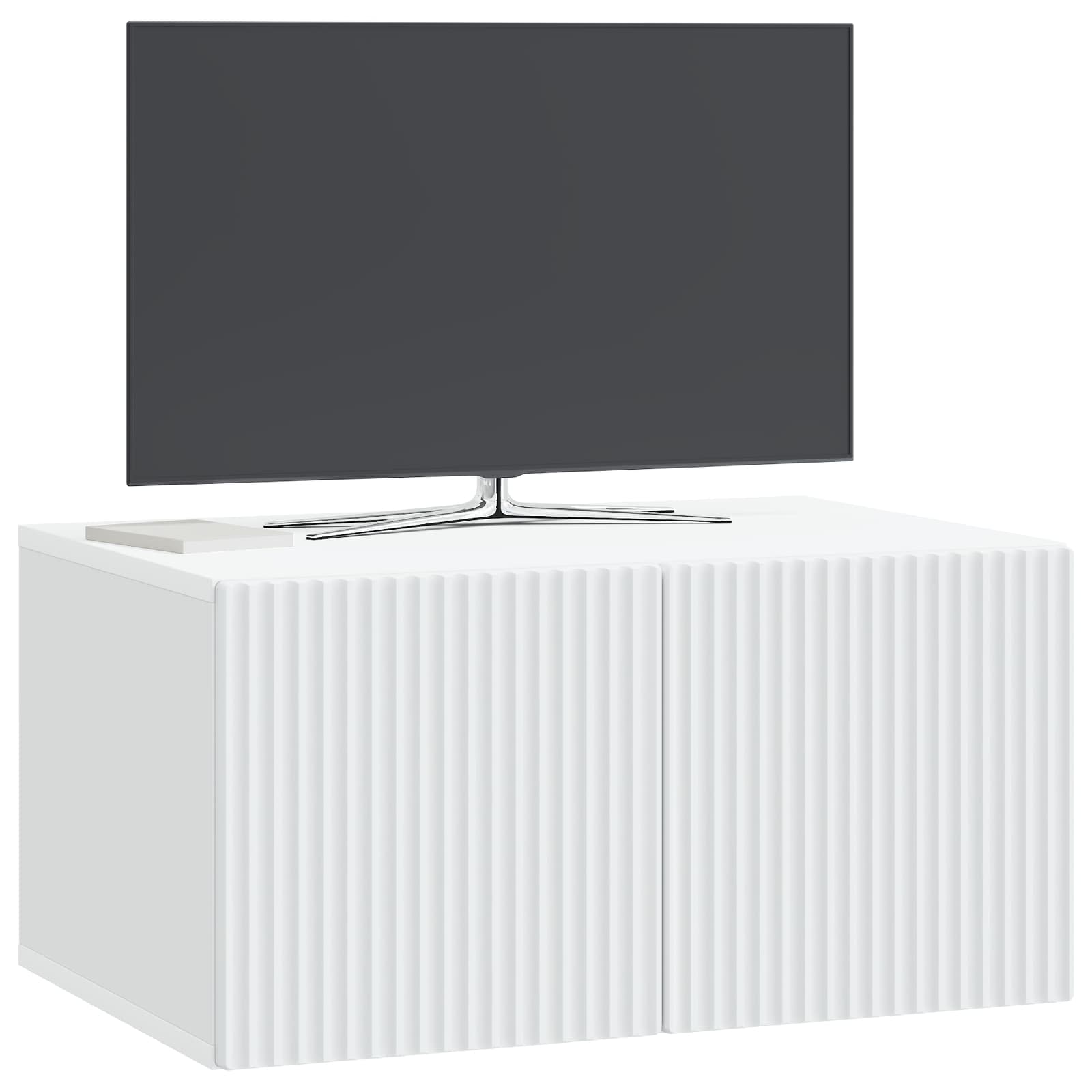 Wall-Mounted TV Cabinet White 59.5 x 41 x 30 cm Engineered Wood