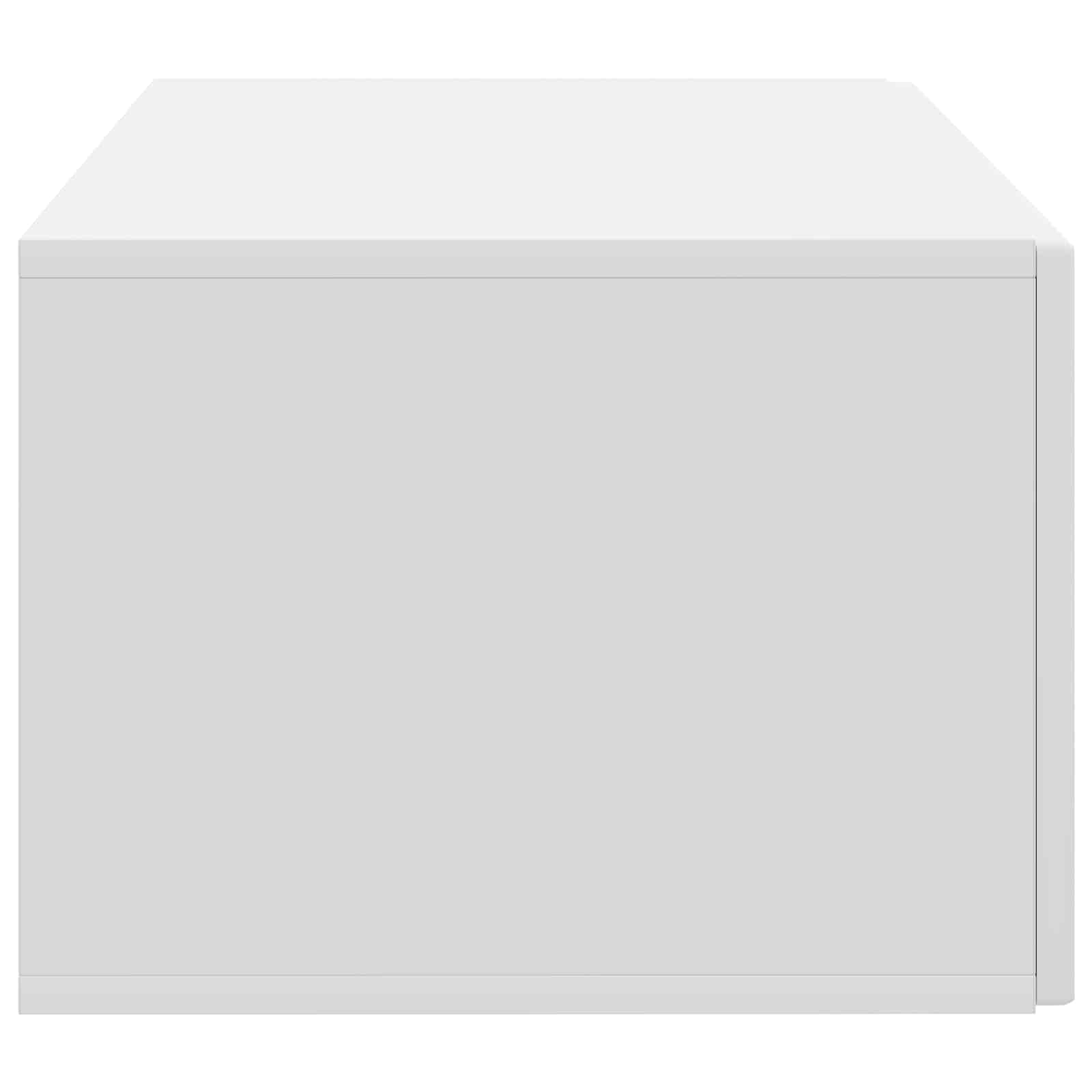 Wall-Mounted TV Cabinet White 59.5 x 41 x 30 cm Engineered Wood