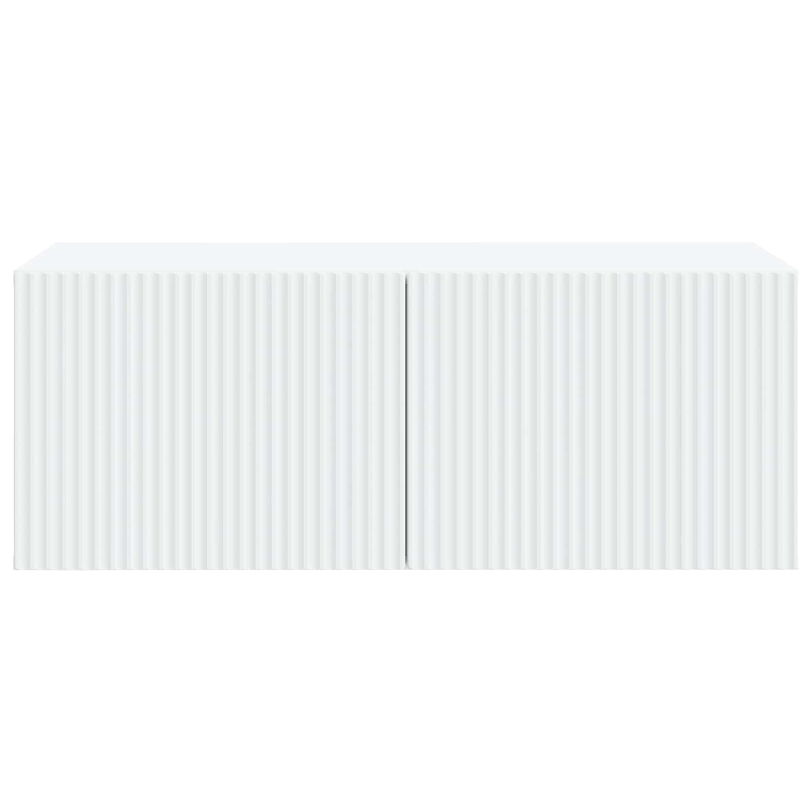 Wall-Mounted TV Cabinet White 78.5 x 41 x 30 cm Engineered Wood